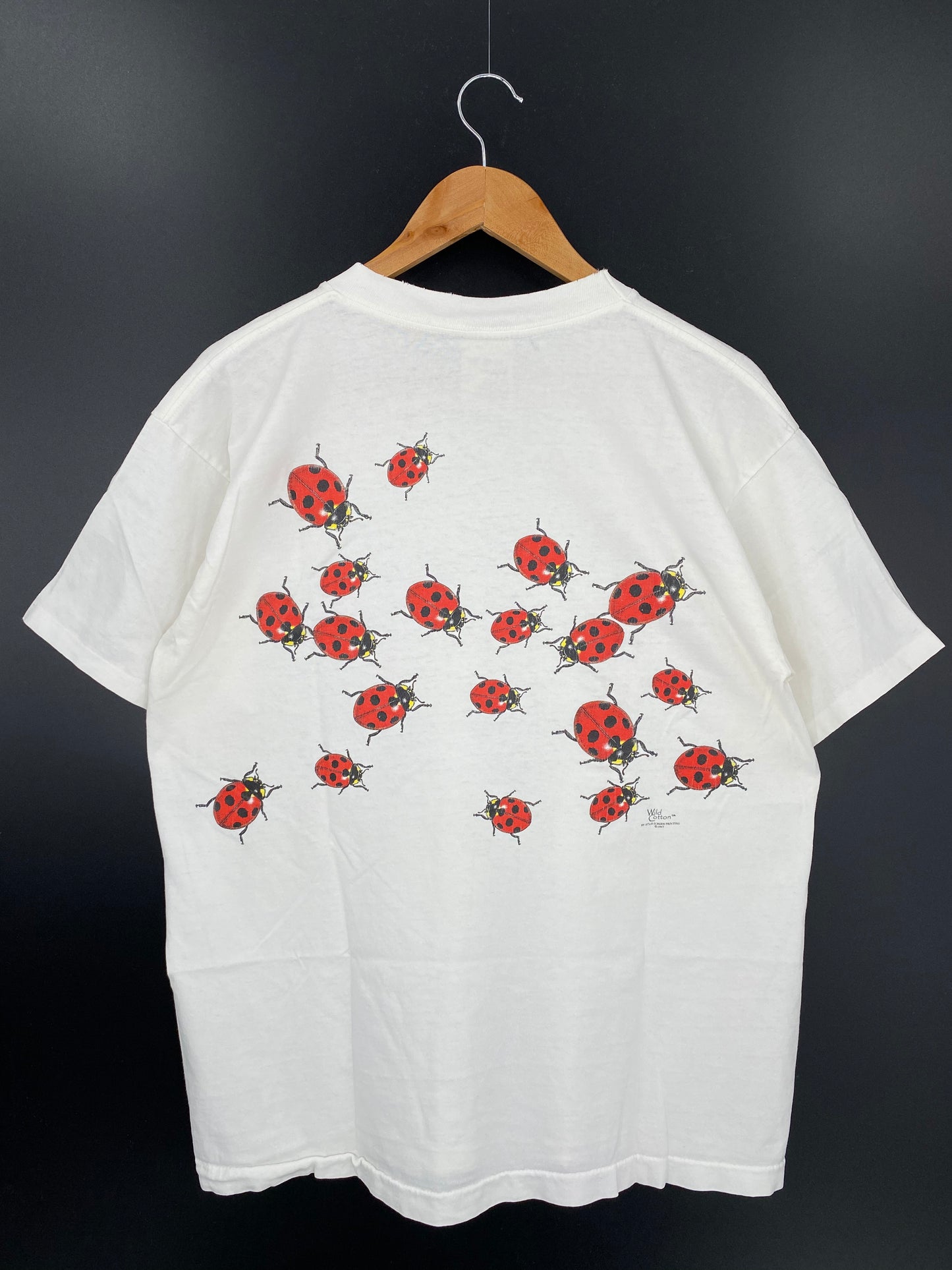 90’s LADYBUGS Made in USA Size L Vintage T-Shirt / K1544