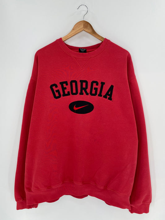 00’ NIKE GEORGIA Size XL Vintage Sweat-shirt / 9037