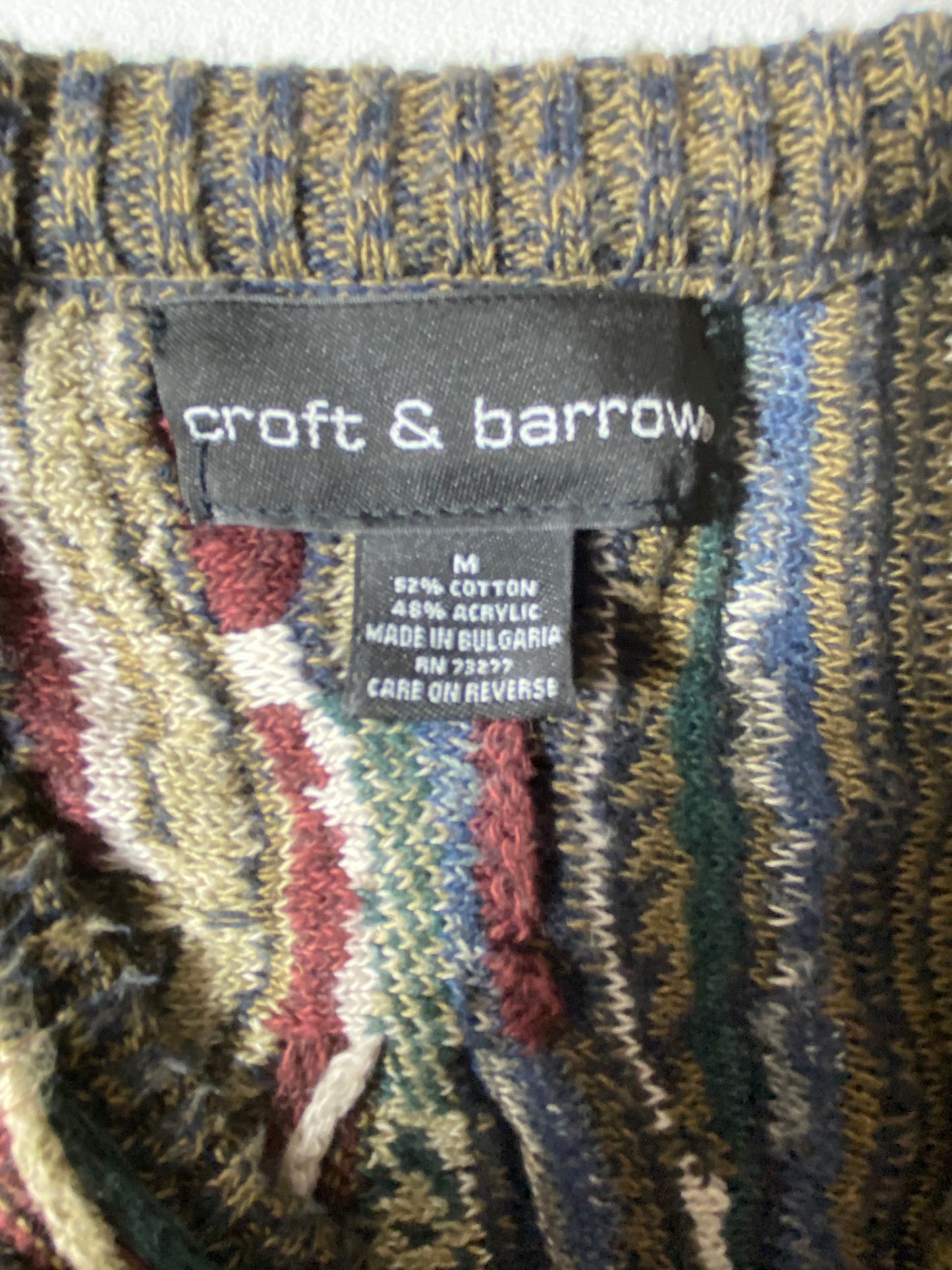 Vintage 3D COOGI- Style Size M Knit Sweater / K3686