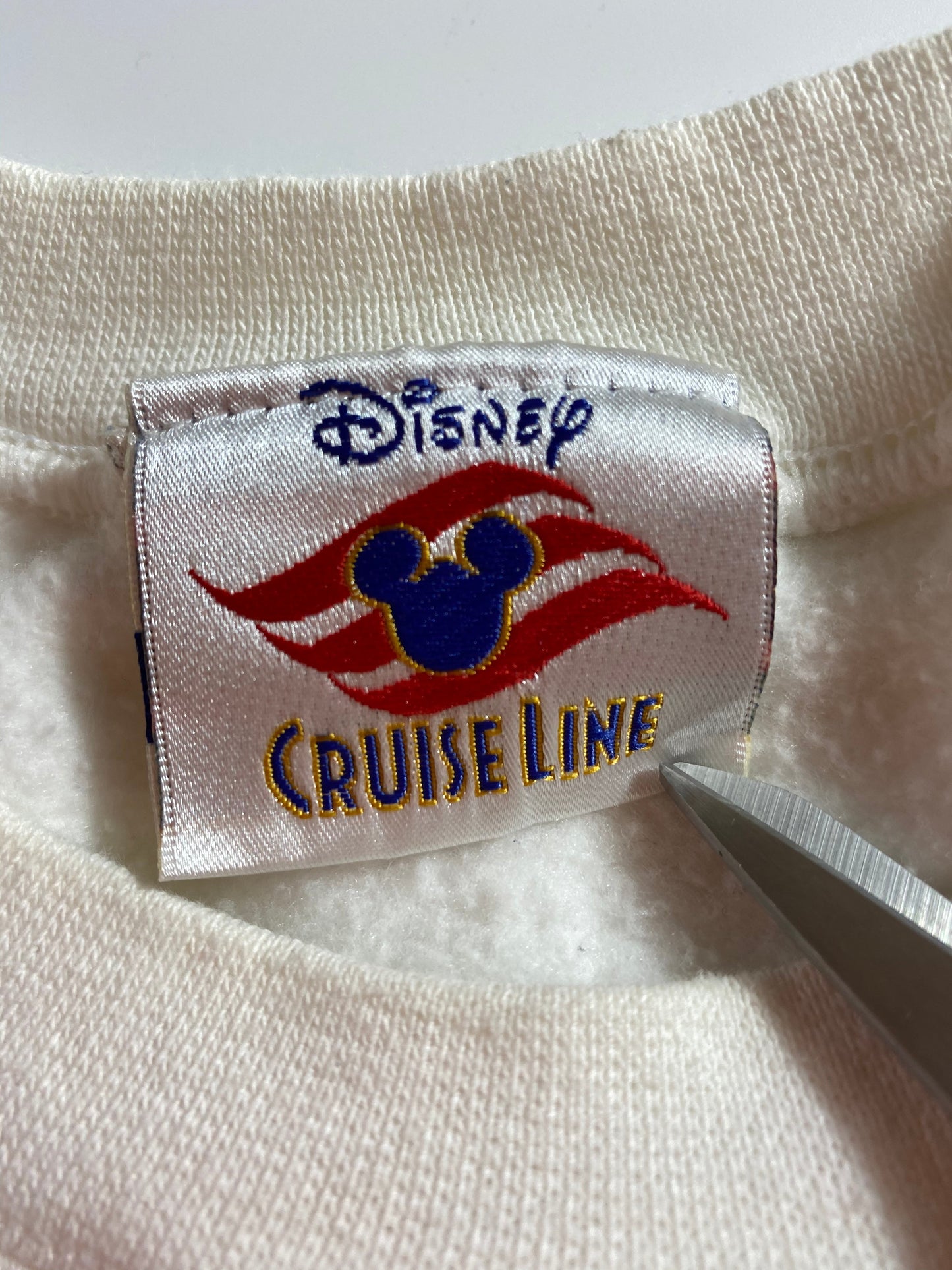 00’ DISNEY CRUISE LINE Made in USA Size L Vintage Sweat-shirt / A6894