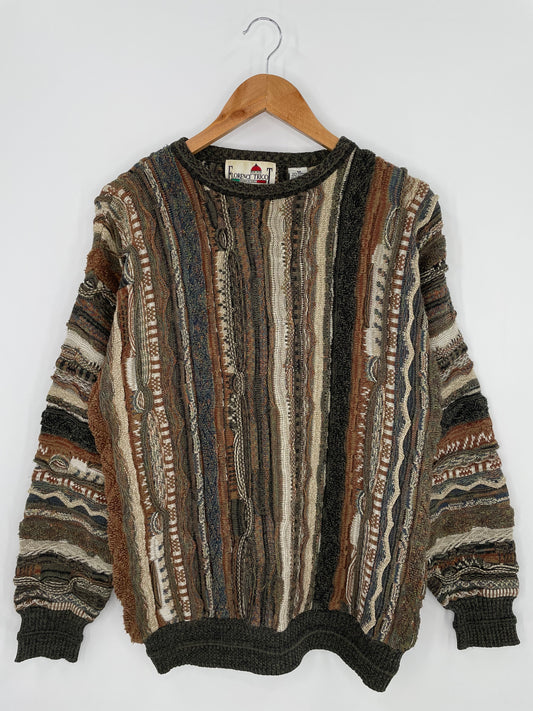 Vintage 3D COOGI-Style Size M Knit Sweater / K958