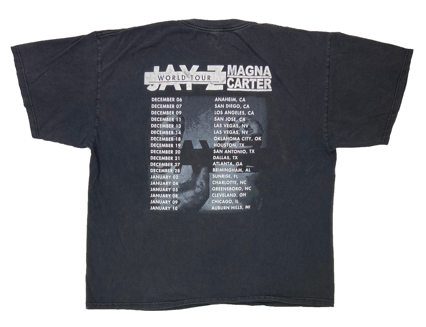 Vintage Jay-Z World Tour Rap T-Shirt / 1783