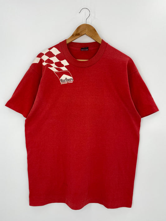 90’s RACING TEAM Marlboro Made in USA Size XL Vintage Racing T-shirt  / 8312