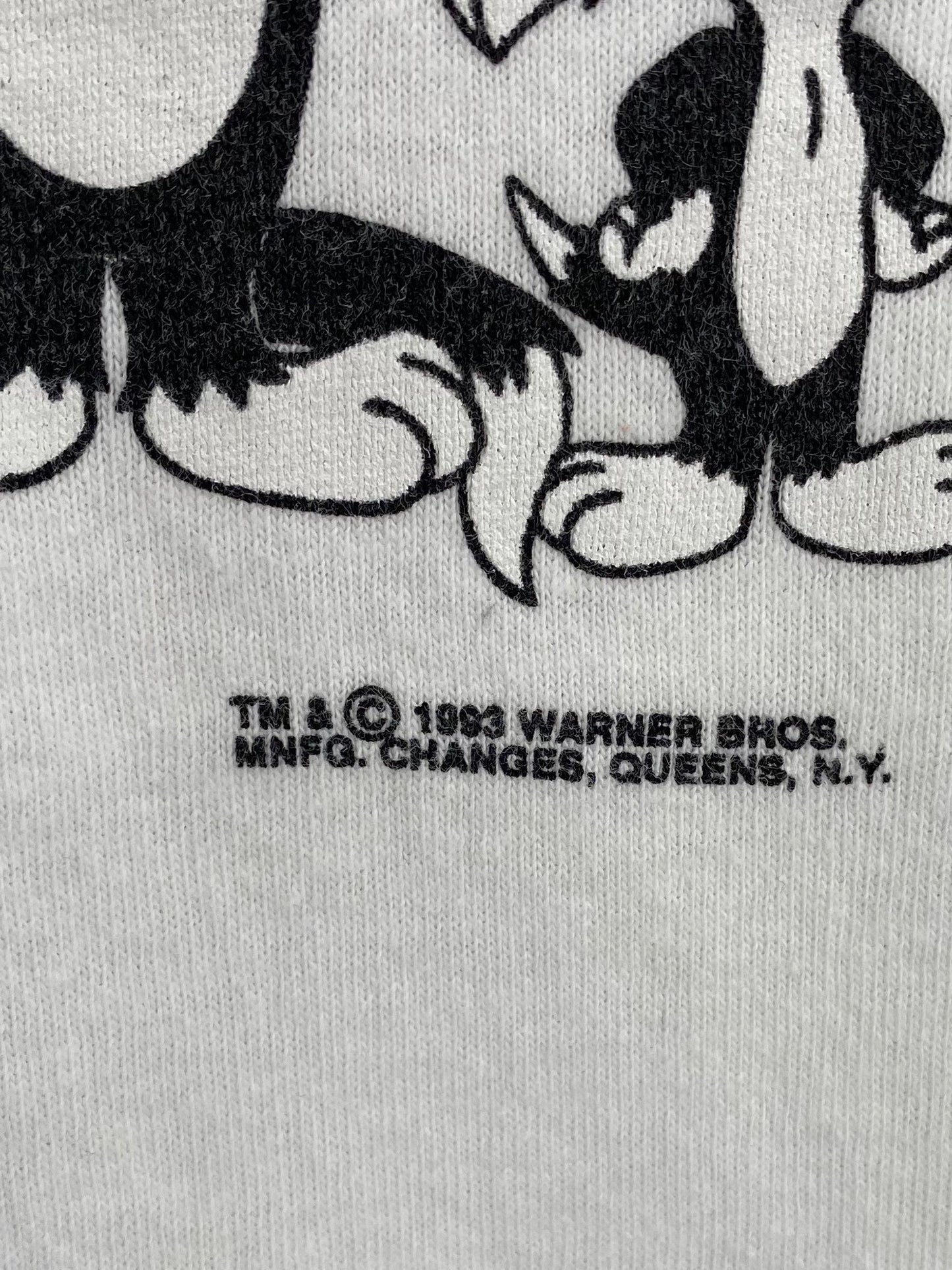 90’s WARNER BROS. LOONEY TUNES Made in USA Size XL Vintage T-Shirt / A7608