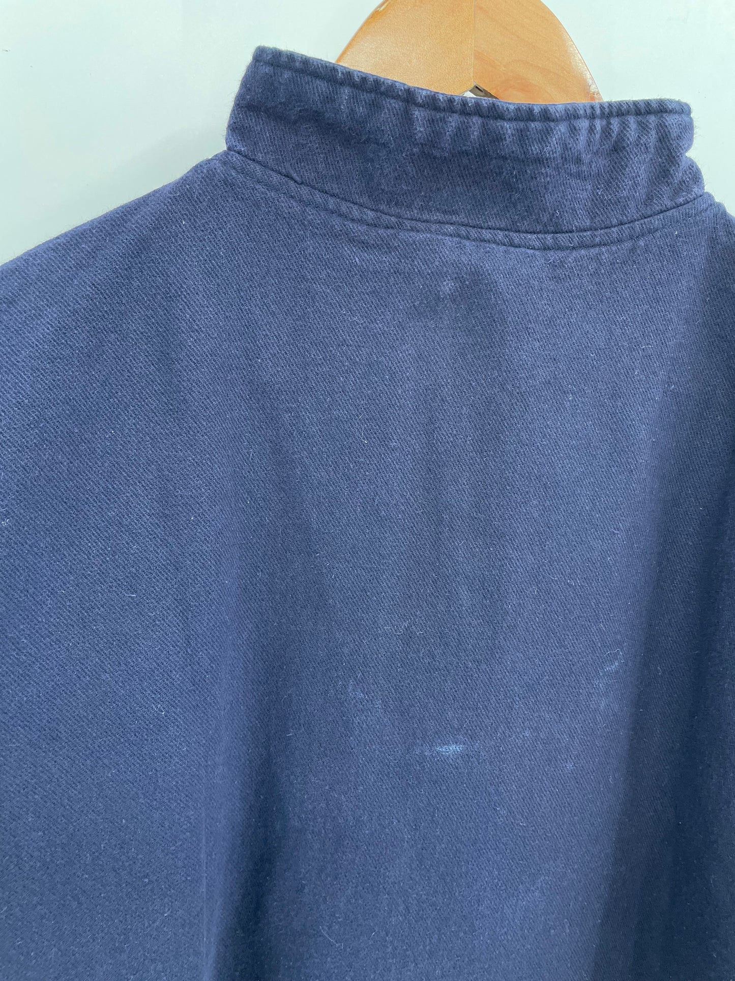 90’s DISNEY VACATION CLUB Made in USA Size S-M Vintage Half-zip Canvas-shirt / K2556