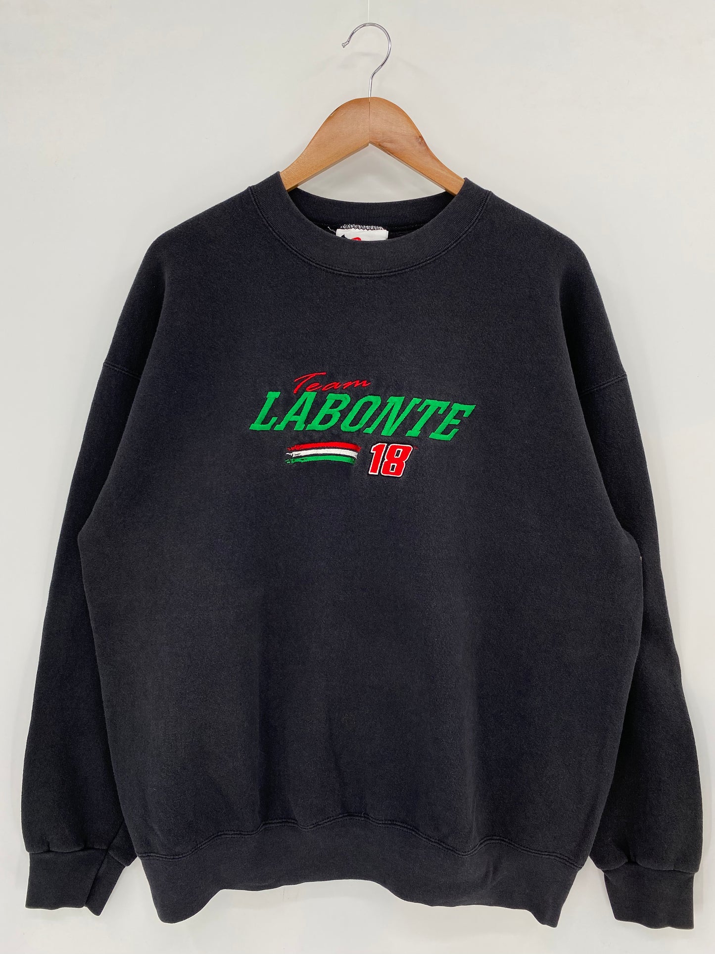 90’s TEAM LABONTE Made in USA Size XL Racing Sweat-shirt / K3013
