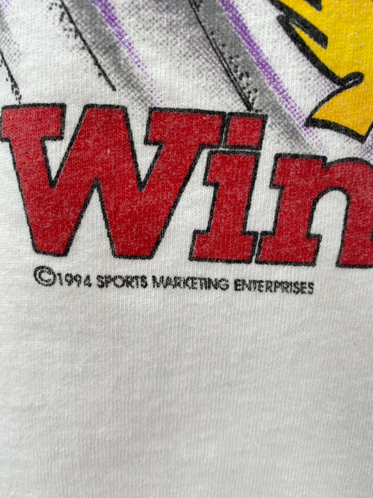 1994' NASCAR WINSTON CUP MICHIGAN Size No tag (Approx.M-L) Vintage Racing T-Shirt / K2252