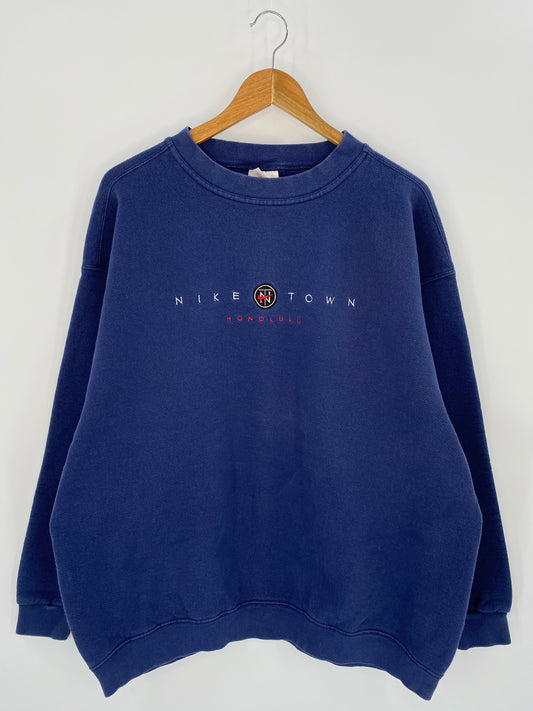 90’s NIKETOWN HONOLULU Made in USA Size XL Vintage Sweat-shirt / 7646