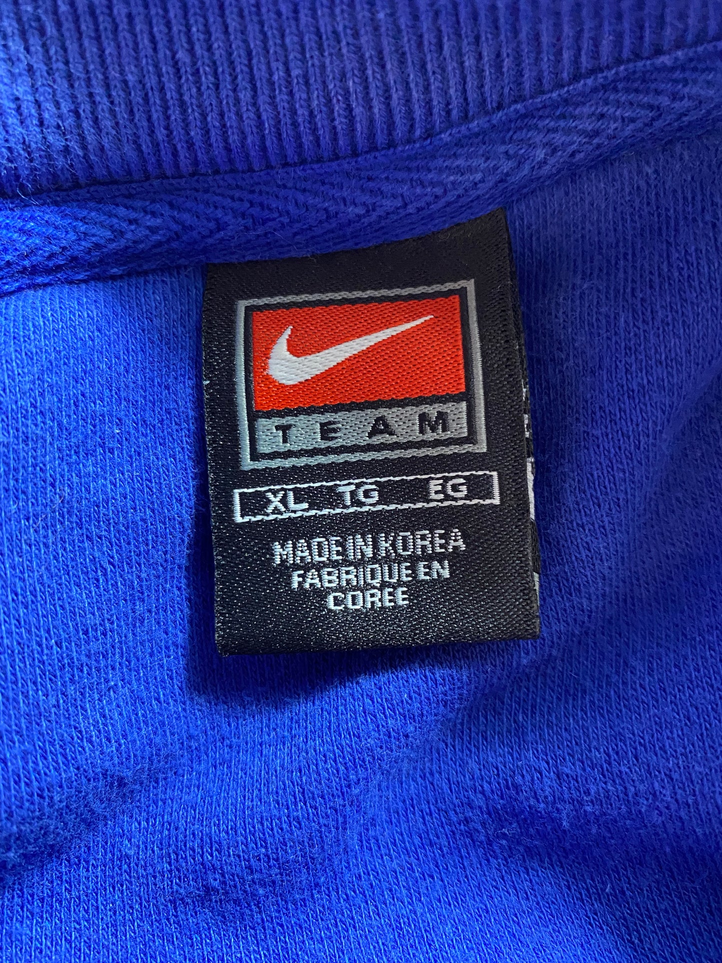 00’ NIKE GIANTS FOOTBALL Size XL Vintage NFL Sweat-Shirts / K910