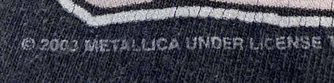 2003 Summer Sanitarium Vintage Music T-Shirt / 9750