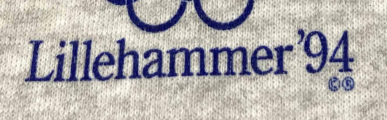1994 Lillehammer Olympic Dead Stock Vintage Sweat-Shirt / 1928