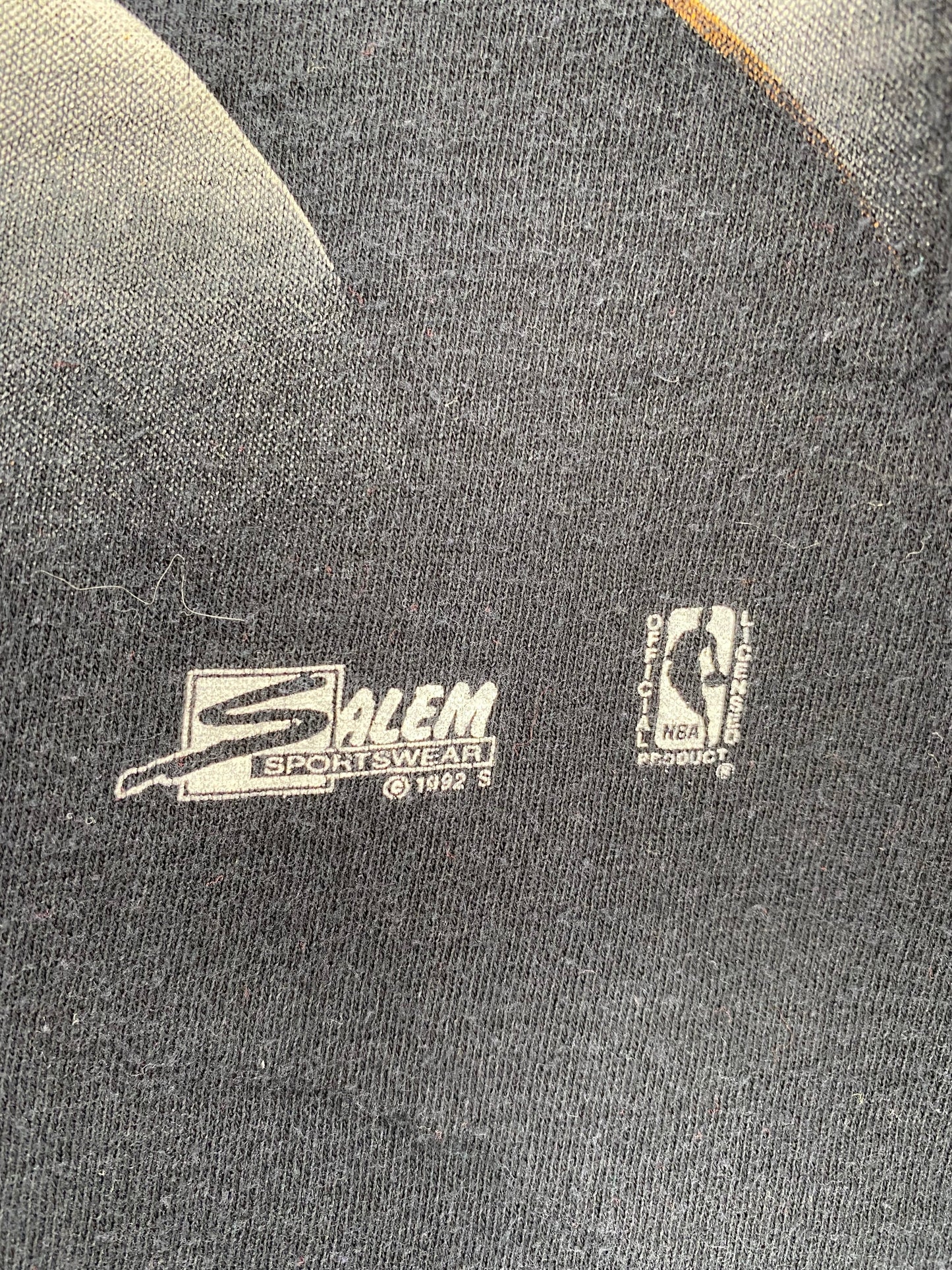 1992 SALEM x CHICAGO BULLS Made in USA Size Ladies (Approx.S) Vintage NBA T- shirt / A333