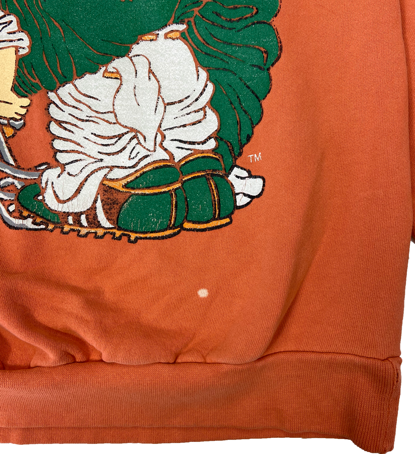90's Miami Hurricanes Flintstones Vintage Sweat-Shirt / 1940