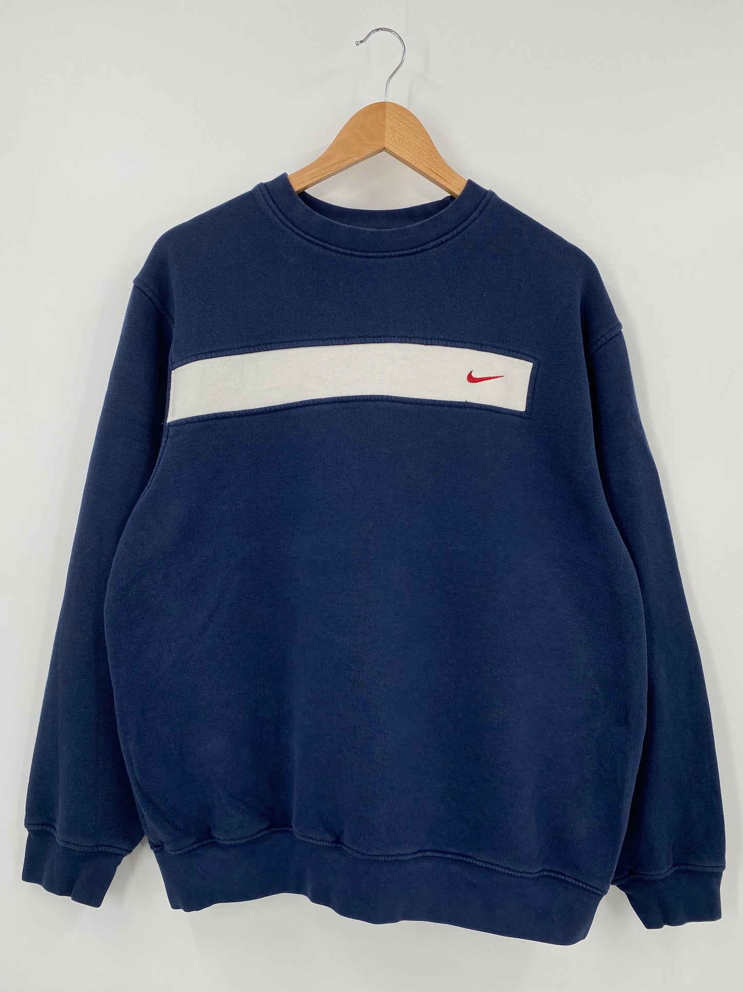 00' NIKE MINI SWOOSH Size M Vintage Sweat-Shirt / K3052