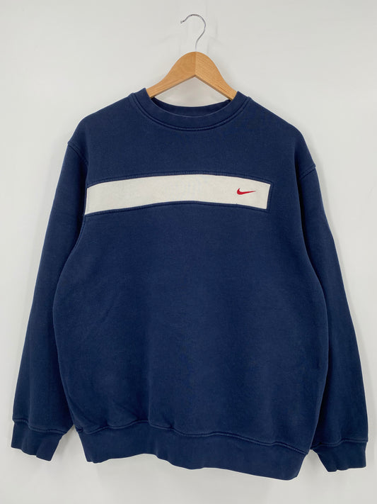 00' NIKE MINI SWOOSH Size M Vintage Sweat-Shirt / K3052