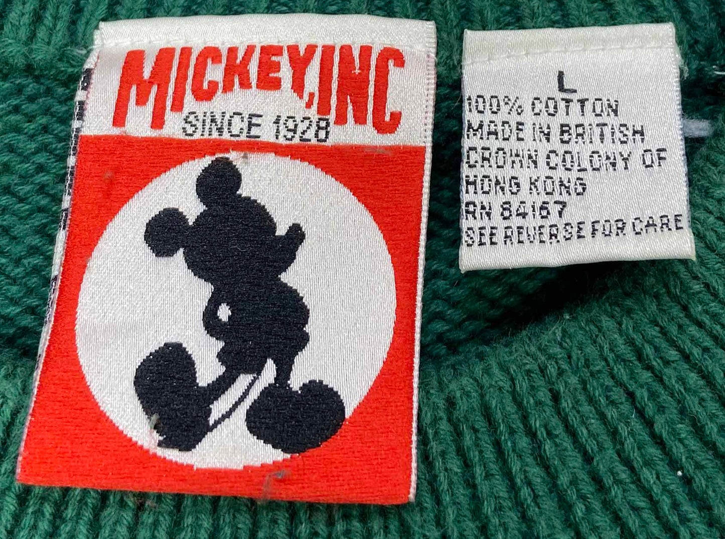 90's Vintage Disney Knit Sweater / 1954