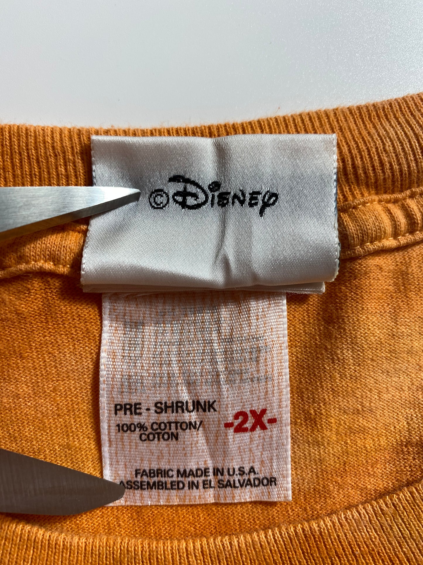 00’ DISNEY HALLOWEEN PARTY MAGIC KINGDOM Size XXL Vintage T-Shirt / 8769