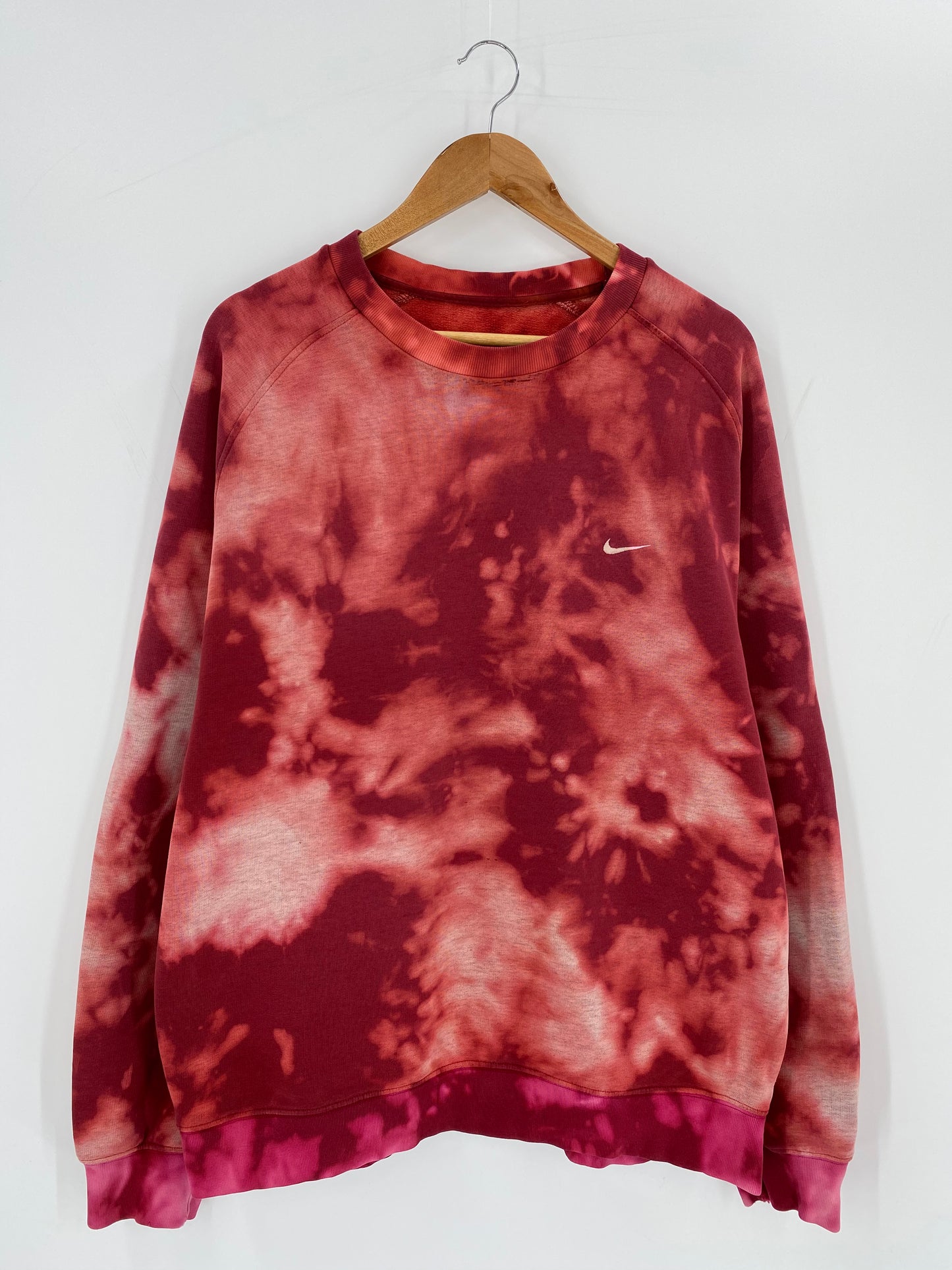 00’ NIKE Mini Swoosh Size No Tag (Approx.XL) Vintage Sweat-shirt / 9240