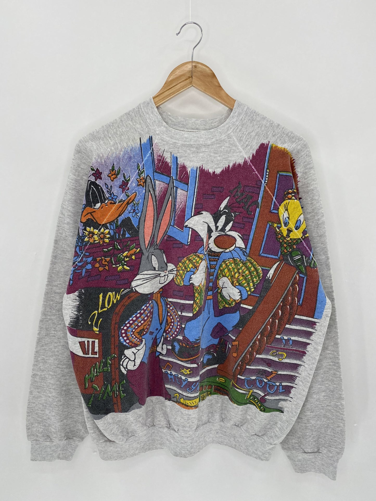 1994 WARNER BROS. Made in USA Size XL Vintage Sweat-shirt / K5279