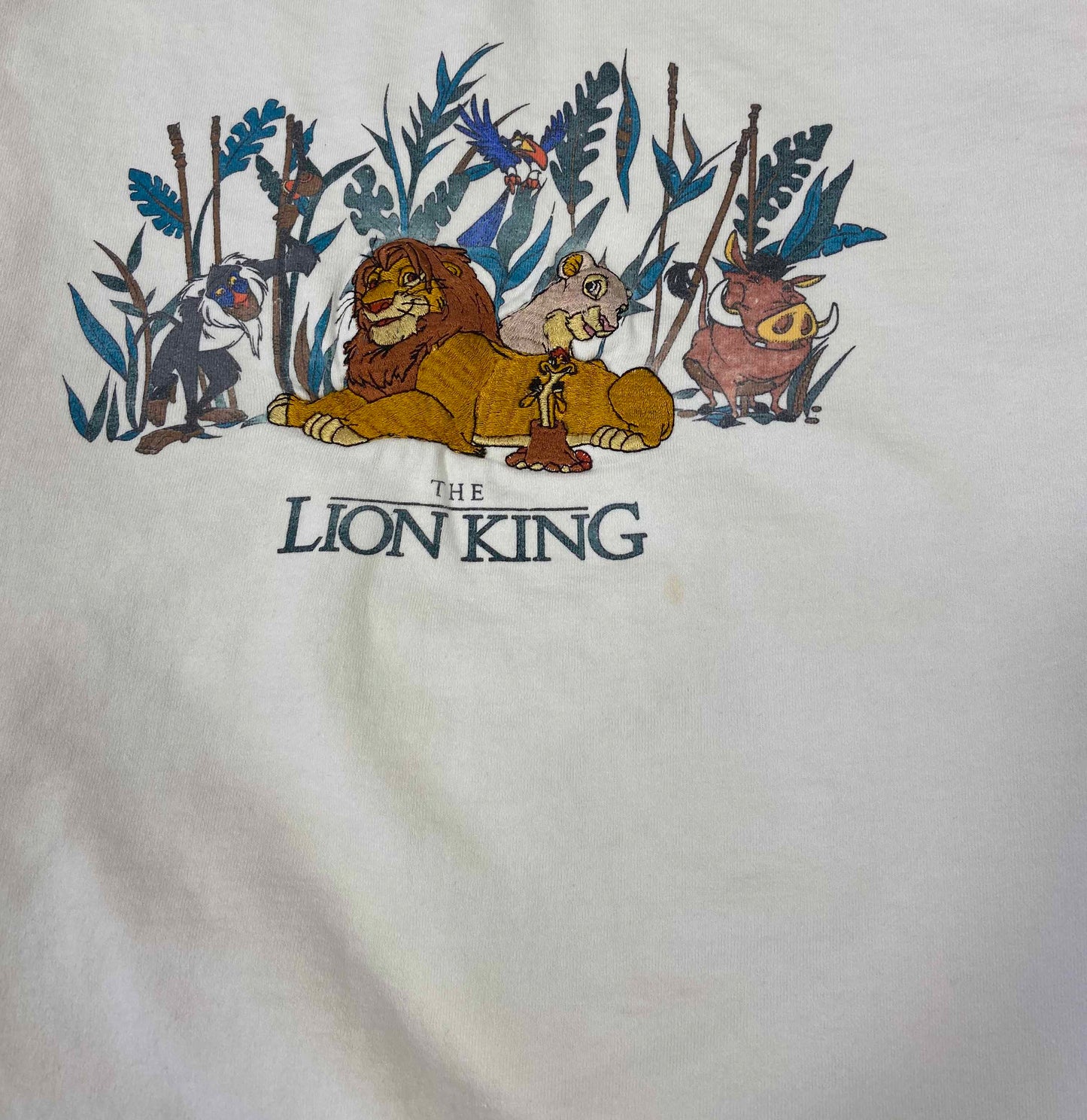 90's Vintage Lion King Made in USA Disney Sweat-Shirt / 1972