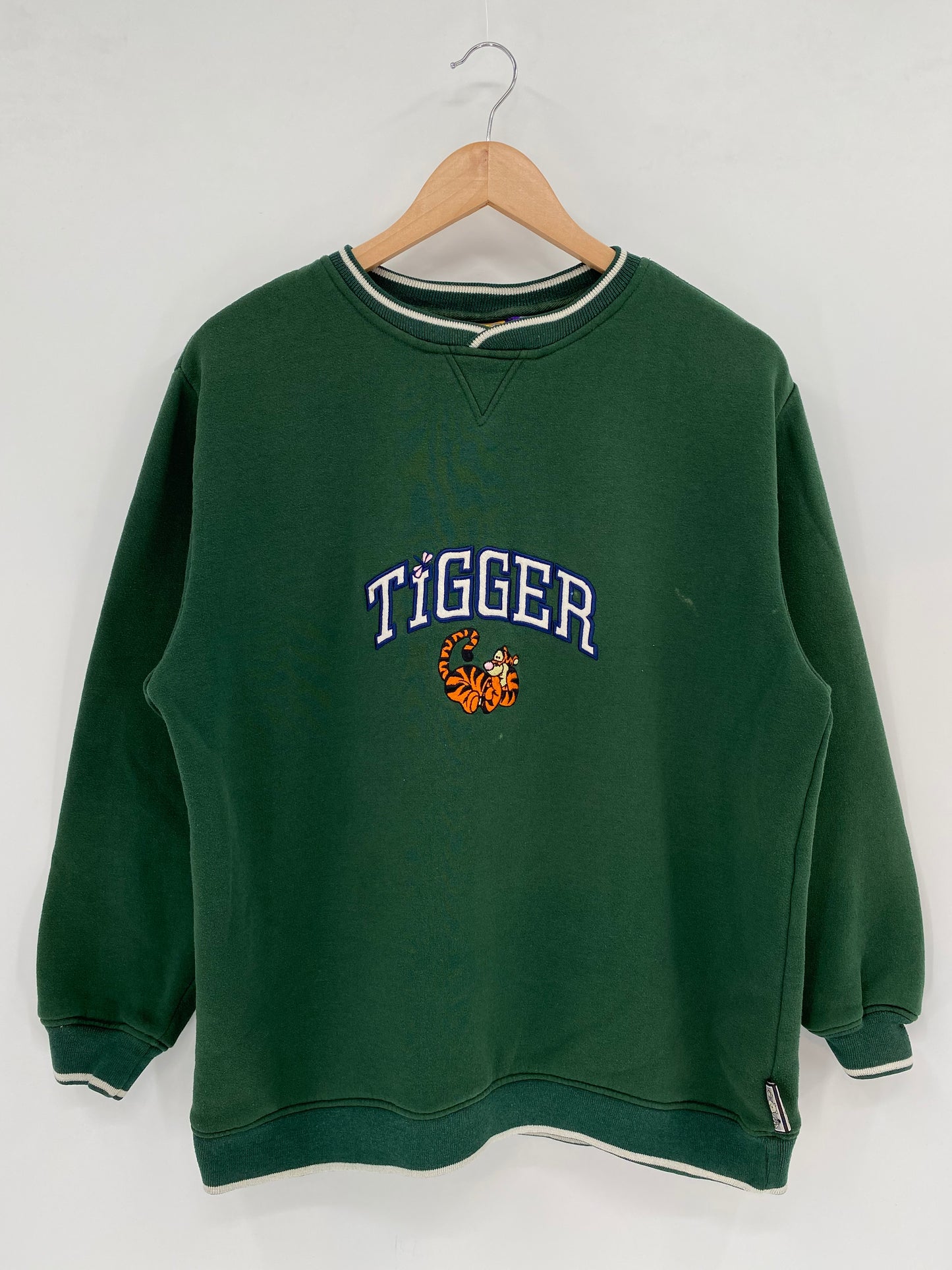 00’ DISNEY TIGGER Size M Vintage Sweat-shirt / k1835