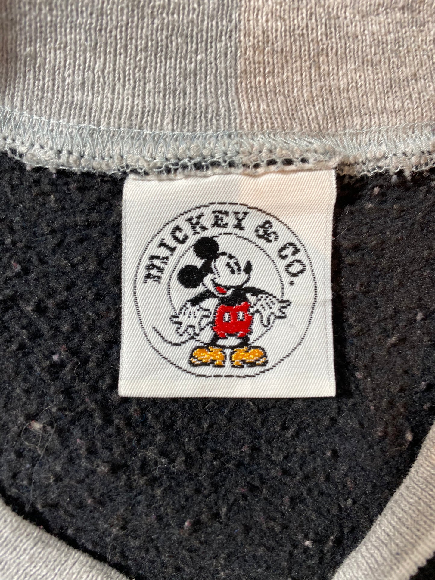 90’s DISNEY MICKEY Size Approx.L Vintage Sweat-shirt / K2713