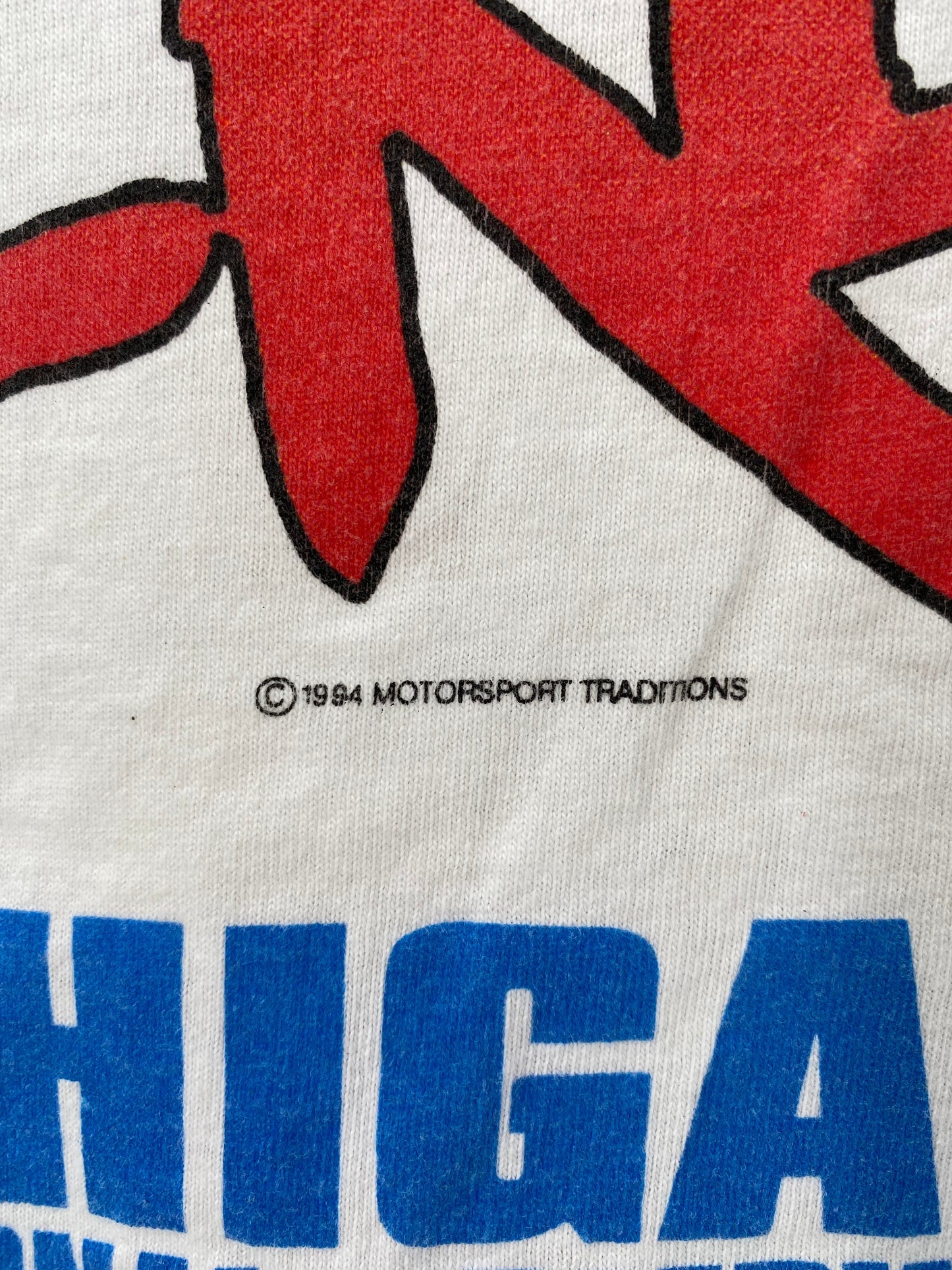 1994 WINSTON GOODWRENCH400 MICHIGAN Size No tag (Approx.L) Vintage Racing T-Shirt / E5416T