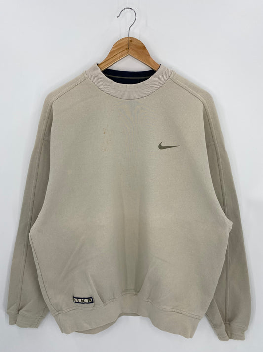90’s NIKE Mini Swoosh Size L Vintage Sweat-shirt / 6892