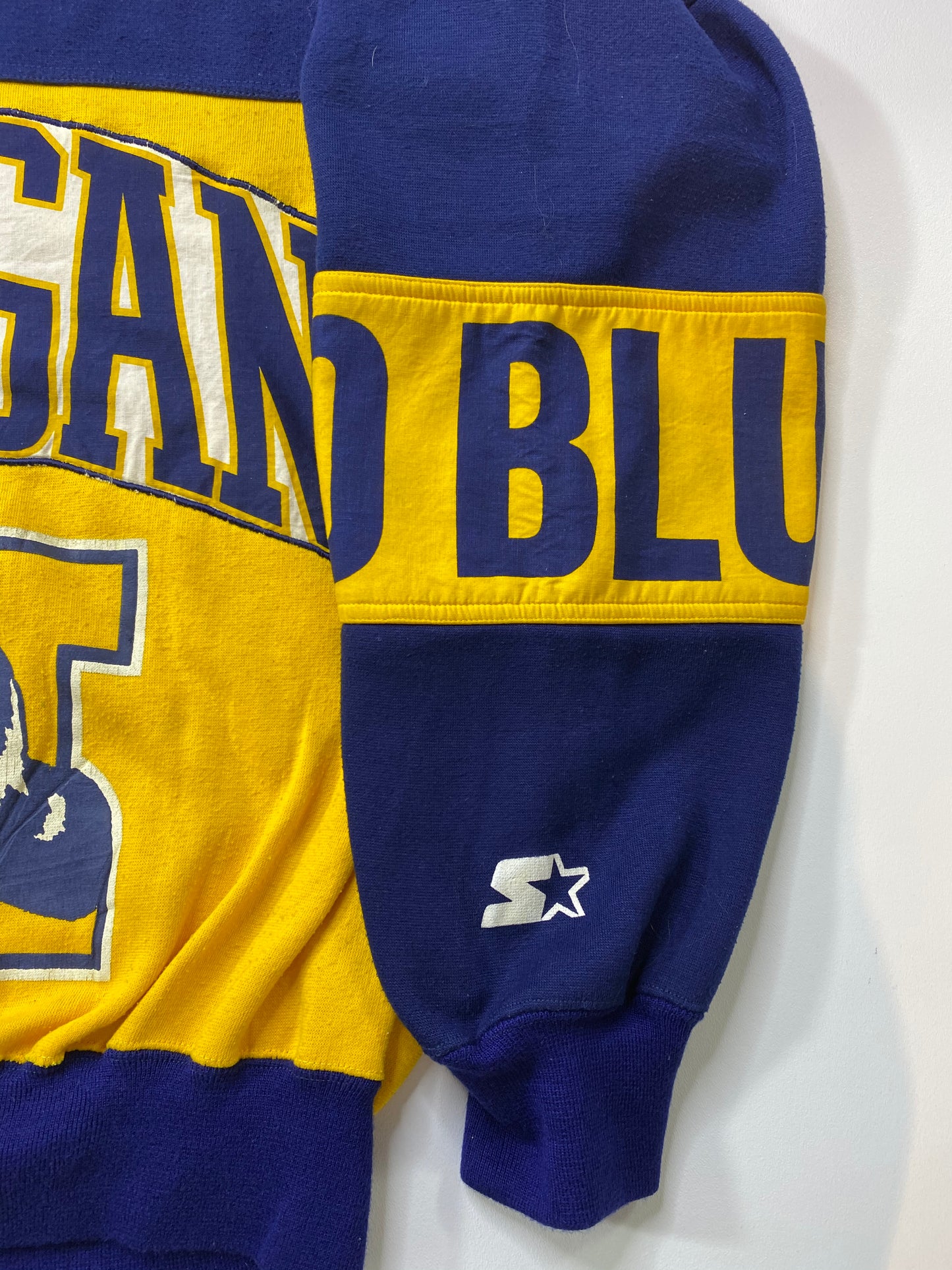 90’s STARTER MICHIGAN WOLVERINES Size XL Vintage NFL Sweat-Shirt  / 6446