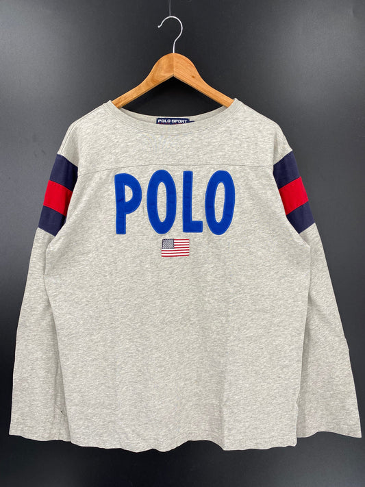 90’s RALPH LAUREN POLO SPORTS Size M Vintage Long Sleeve T-shirt / A3770
