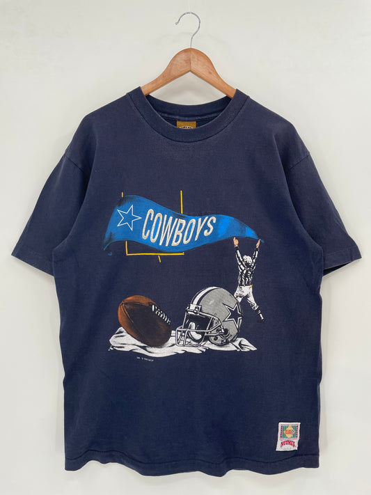 1993 DALLAS COWBOYS Made in USA Size L Vintage NFL T-shirt / K3311
