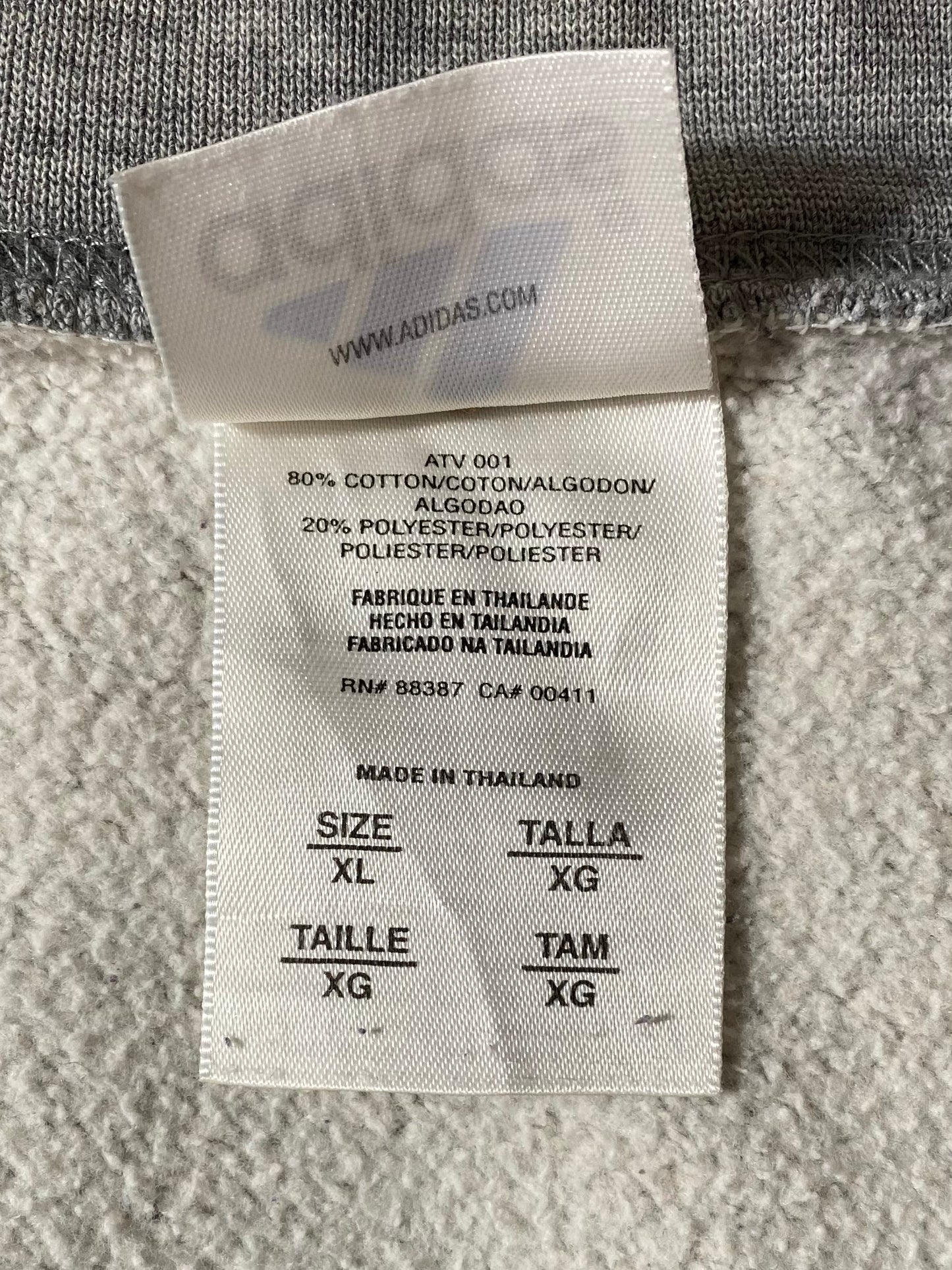 00’ ADIDAS Size XL Vintage Sweat-shirt / 8244