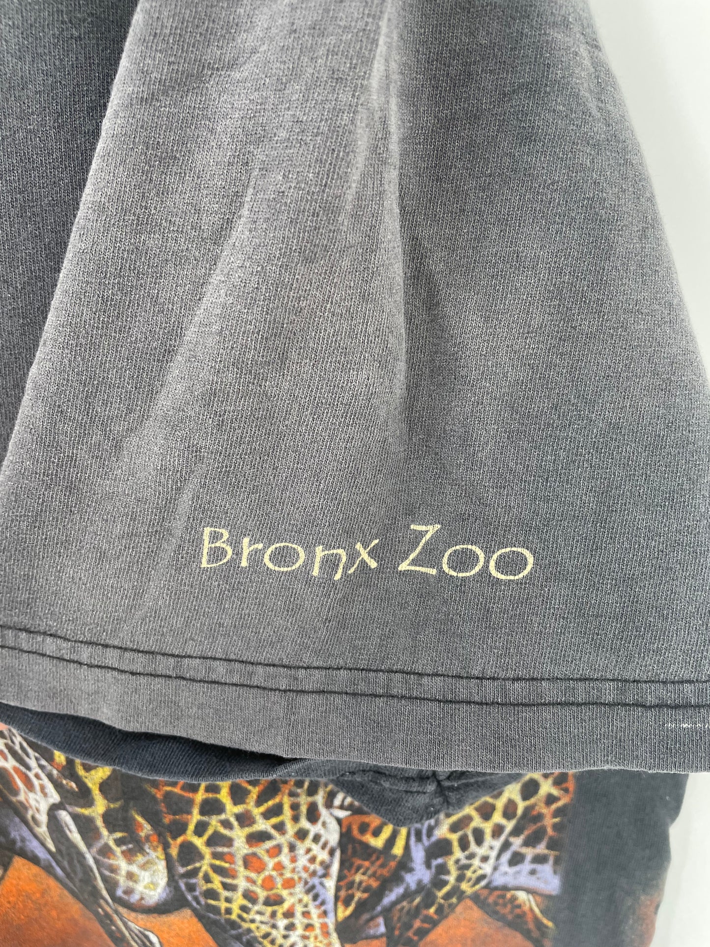 90’s BRONX ZOO Size No Tag (Approx.XL) T-Shirts / K1228