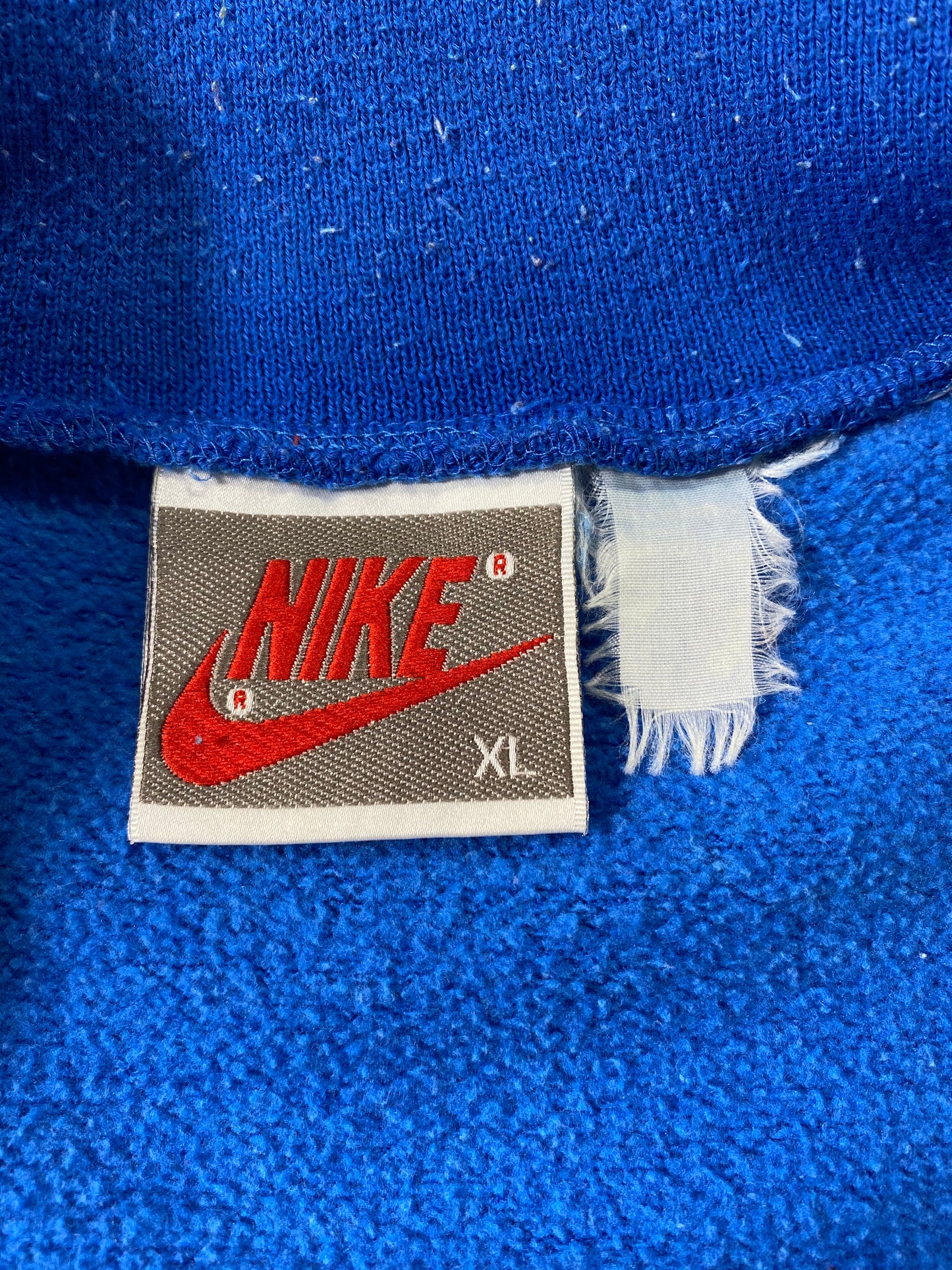 90’s NIKE Silver Tag Size XL Vintage Zip-up Sweat-shirt / 6803