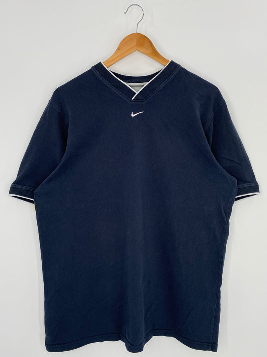 00’ NIKE CENTER SWOOSH Size L Vintage T- shirt / 9689