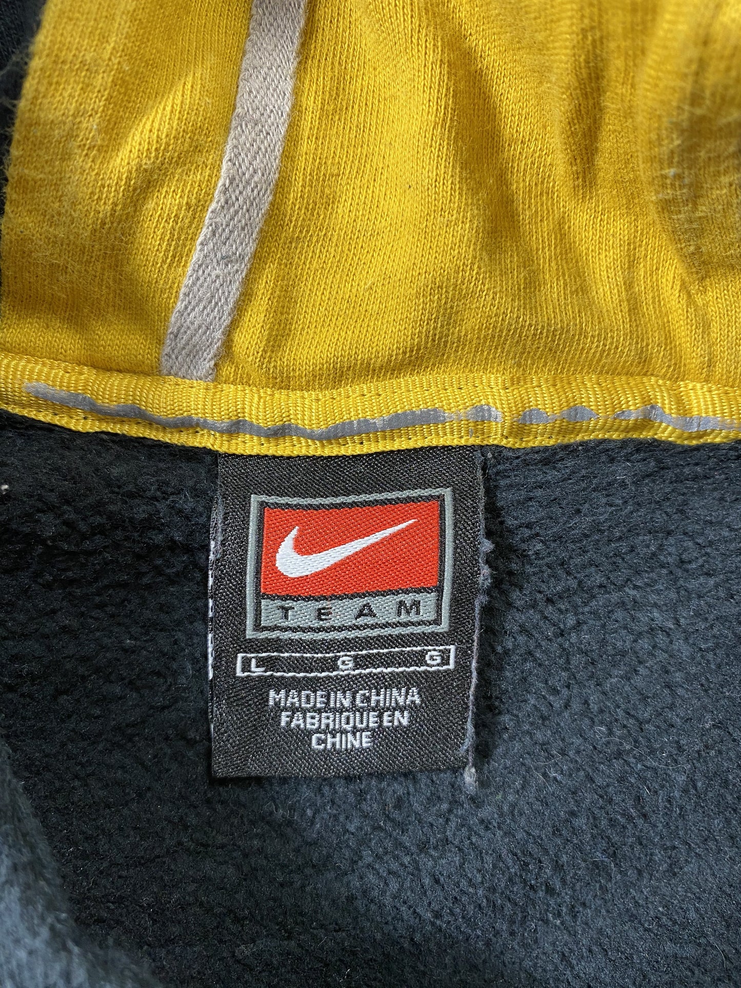 00’ NIKE x MIZZOURI Size L Vintage Hoodie Sweat-shirt  / K5918