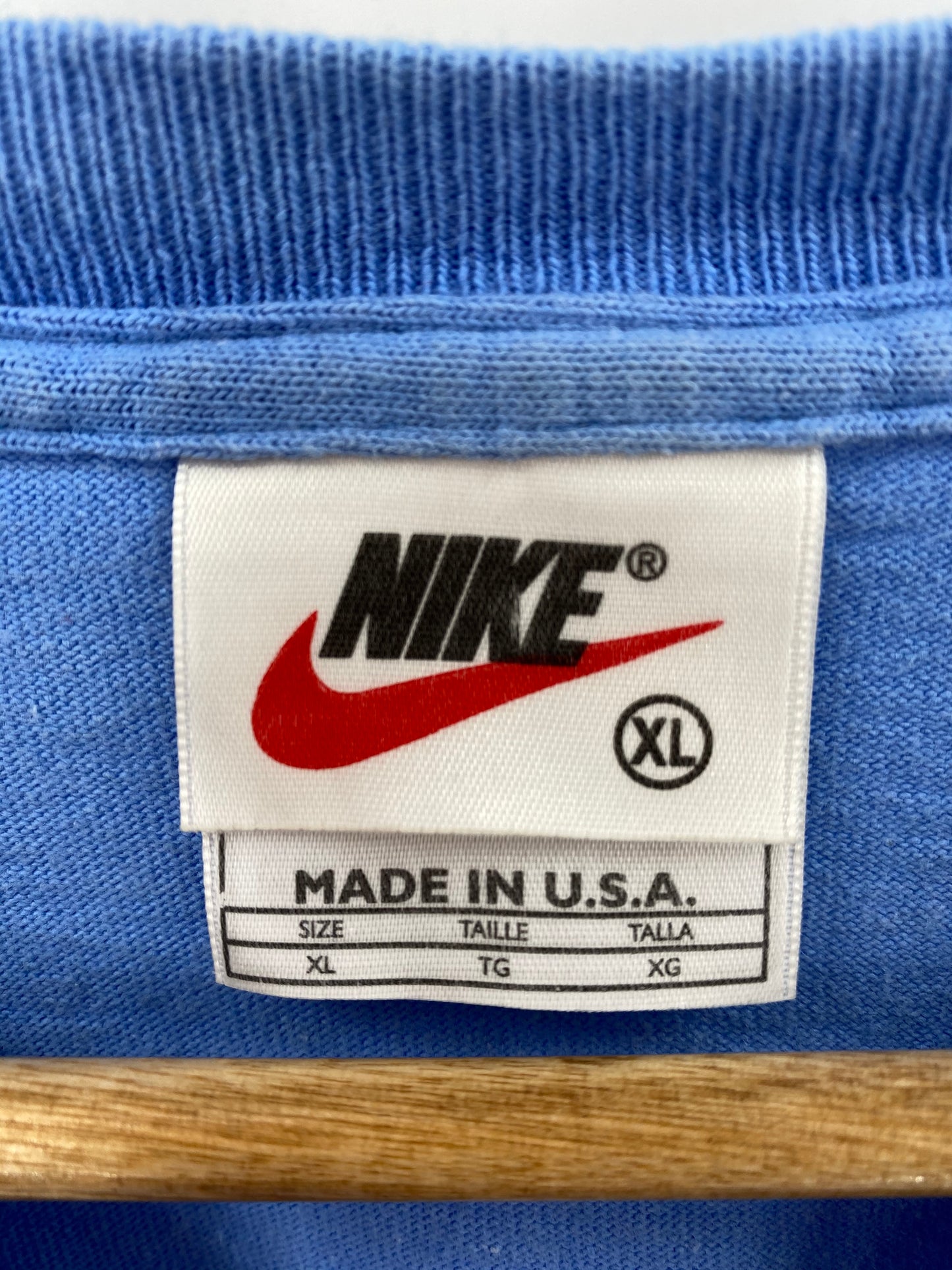 90’s NIKE CAROLINA Made in USA Size XL Vintage T-shirt  / 7399