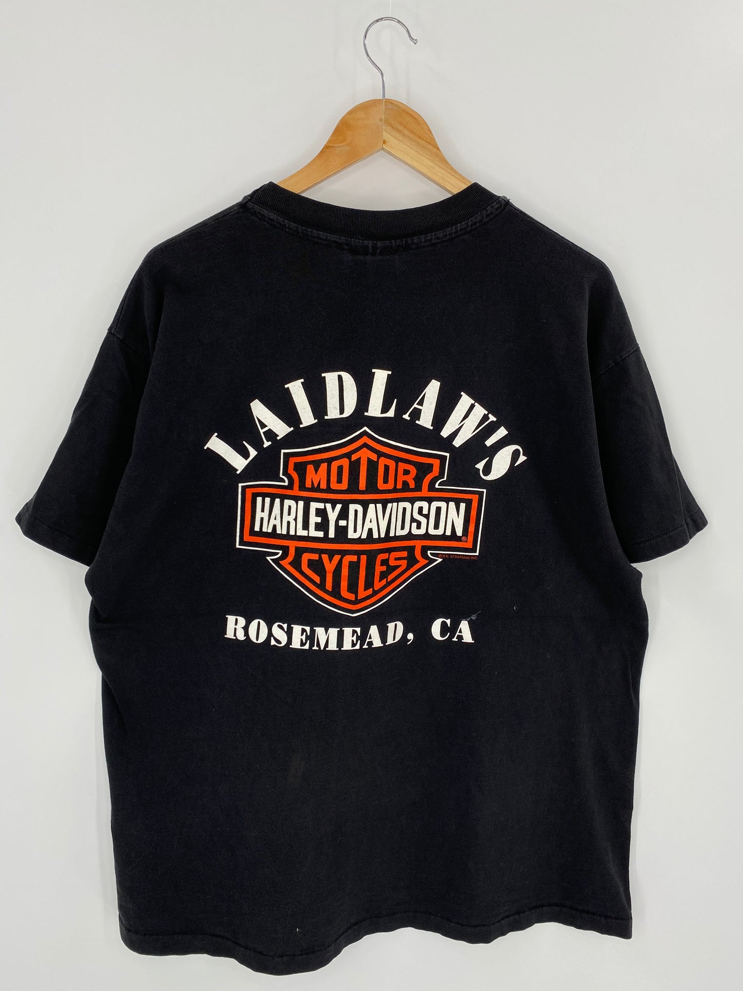 1994 Harley Davidson x Warner Bros Made in USA Size XL Vintage T-Shirt / 7450