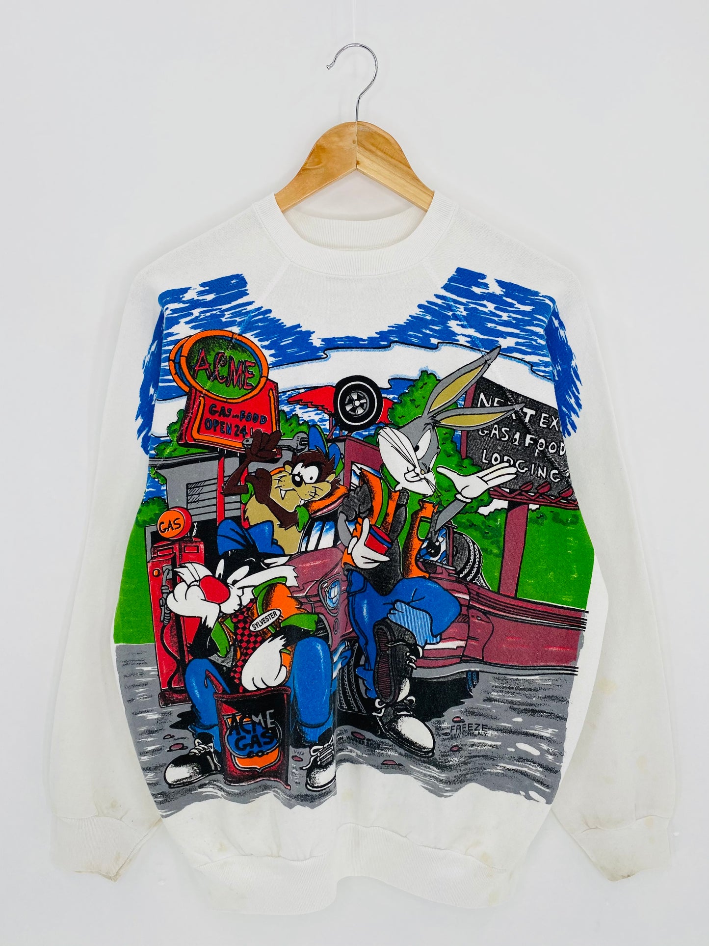 1994 WARNER BROS. Made in USA Size XL Vintage Sweat-shirt / 6140