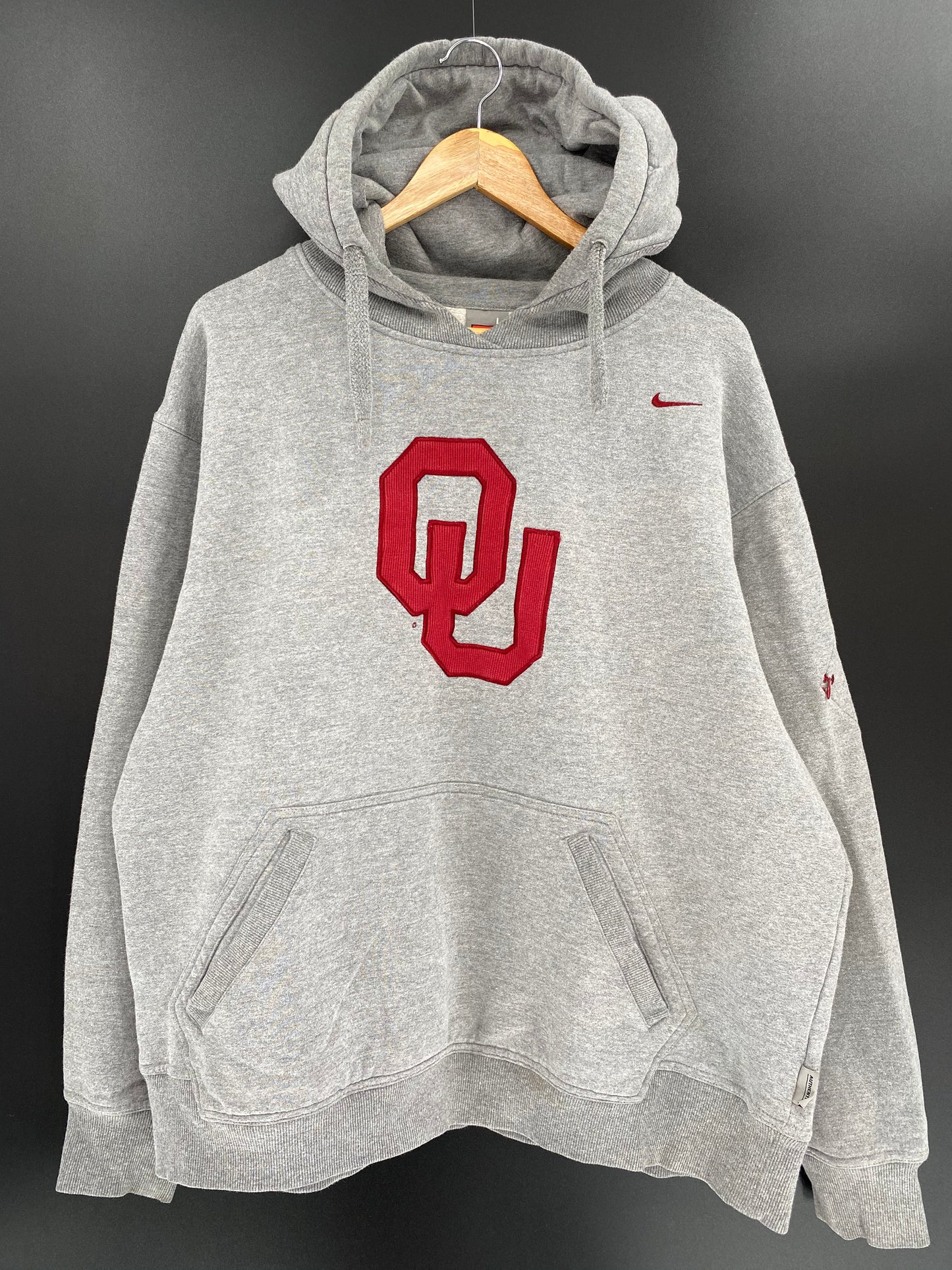 00’ NIKE OKLAHOMA Size L Vintage Hoodie Sweat-shirt / 7996