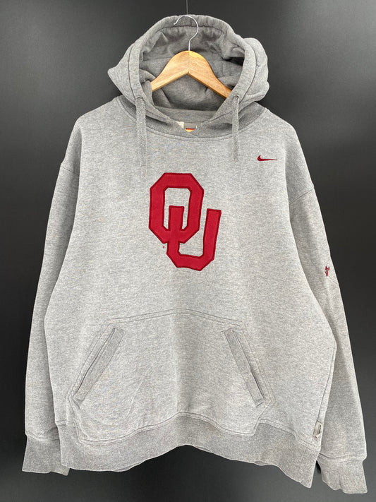 00’ NIKE OKLAHOMA Size L Vintage Hoodie Sweat-shirt / 7996
