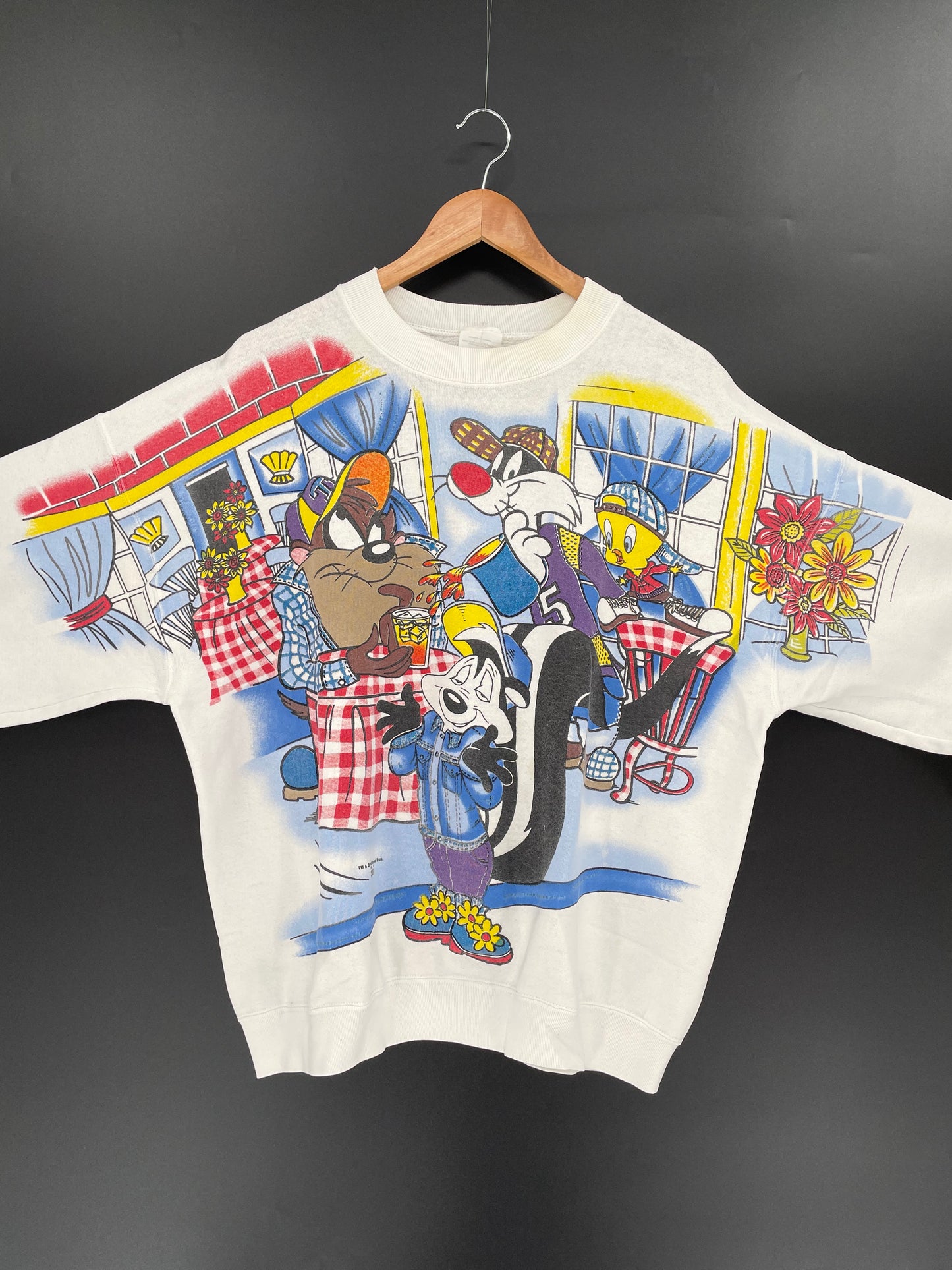 1995 LOONEY TUNES Size XL Vintage Sweat-Shirt/ K623