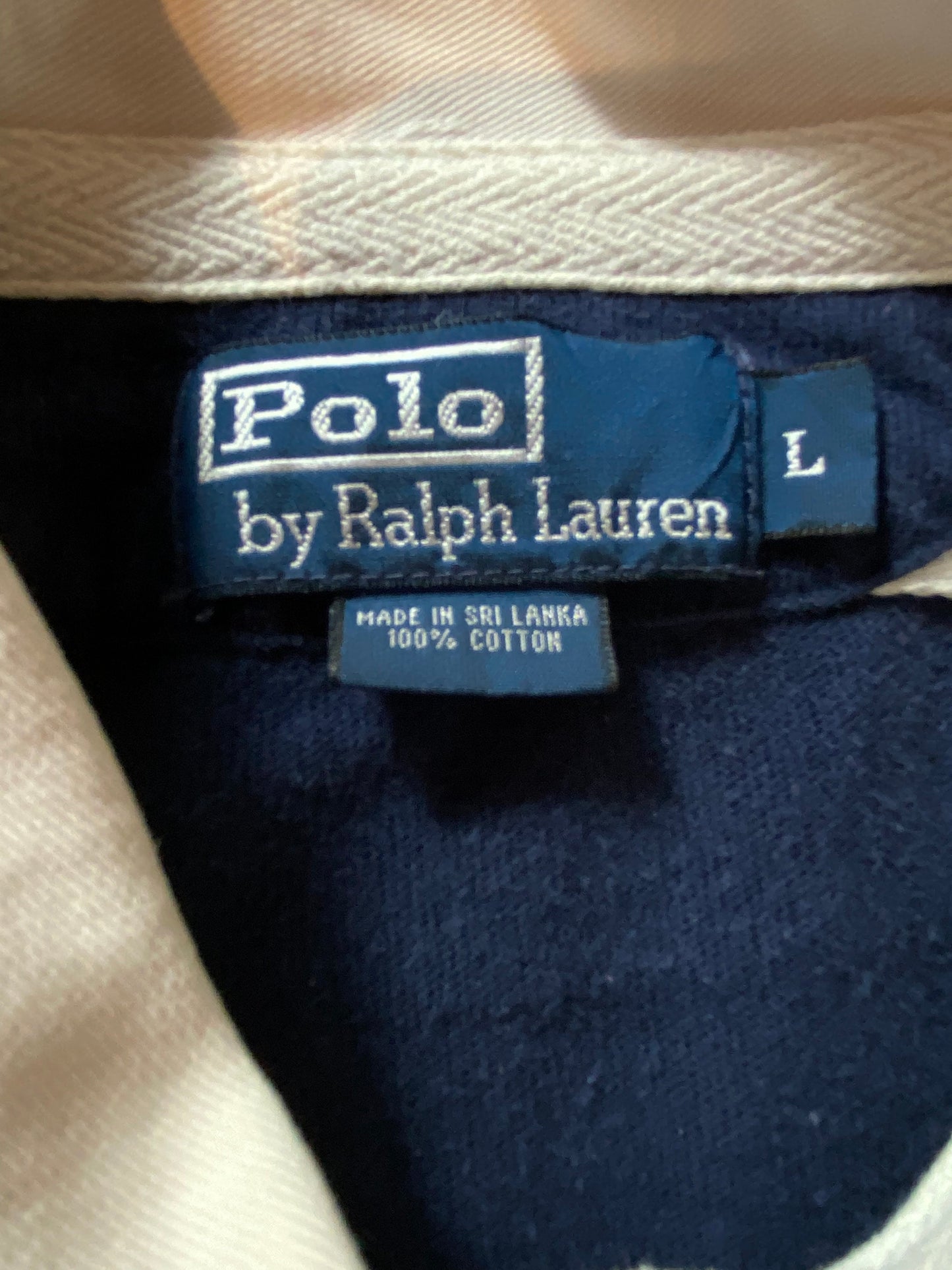 90’s POLO RALPH LAUREN Size L Vintage Rugby shirt / A1104