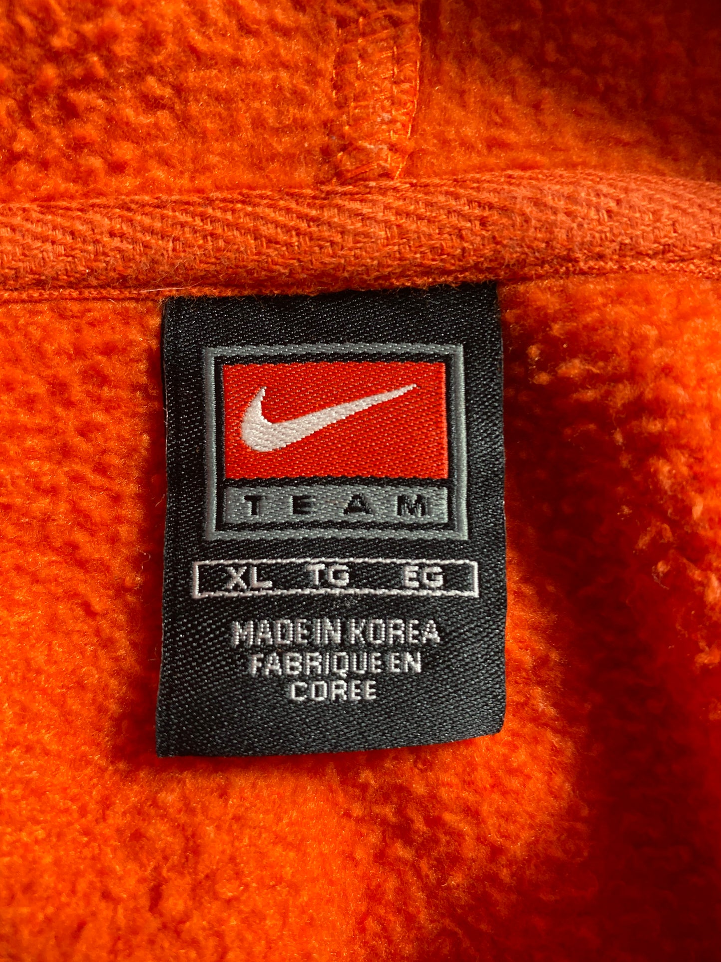 00' NIKE MIAMI HURRICANES Size XL Vintage Hoodie Sweat-Shirt / K3946