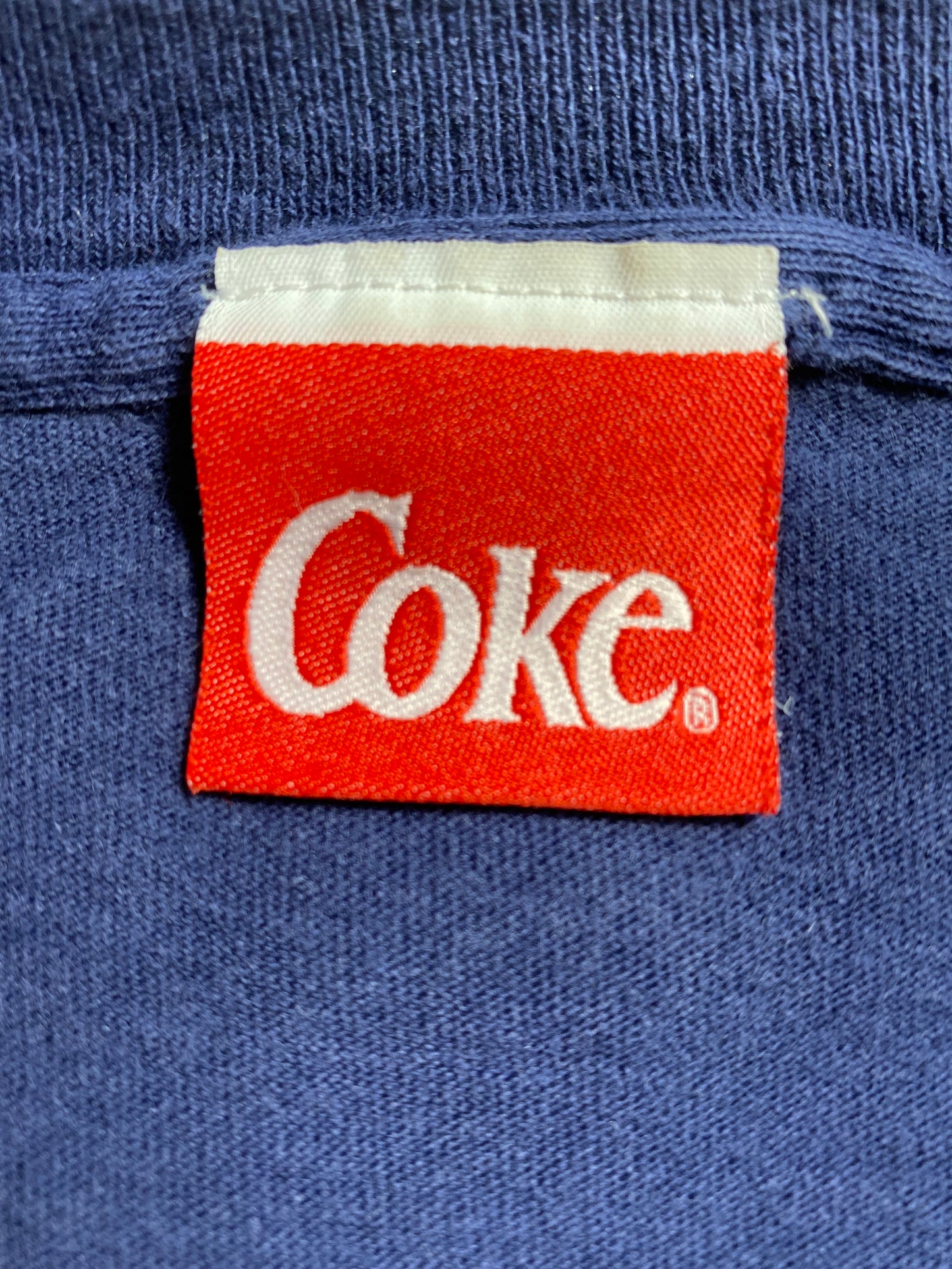 1996’ COCA-COLA Made in USA Size L Vintage T-Shirt / k489