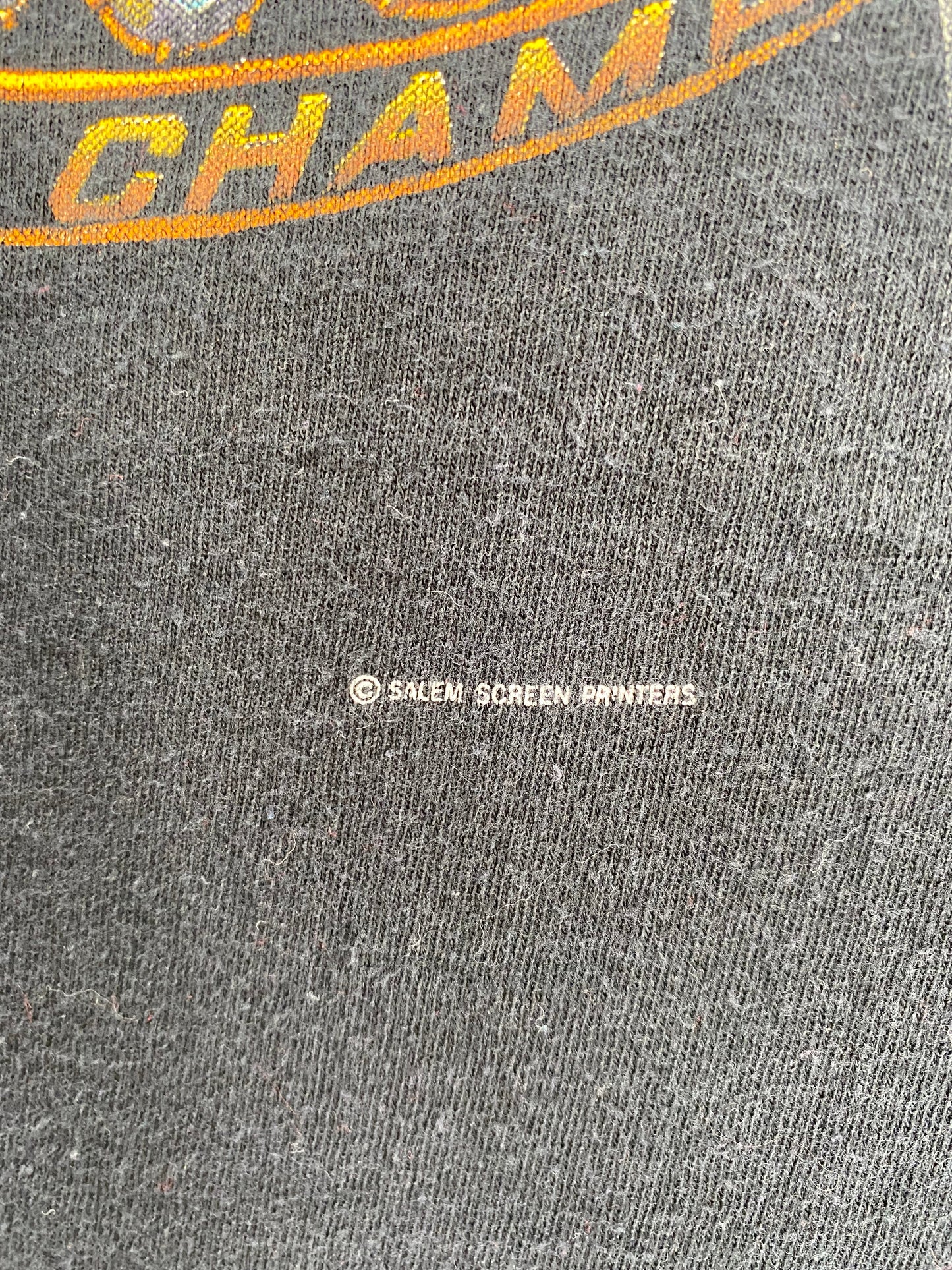 1992 SALEM x CHICAGO BULLS Made in USA Size Ladies (Approx.S) Vintage NBA T- shirt / A333