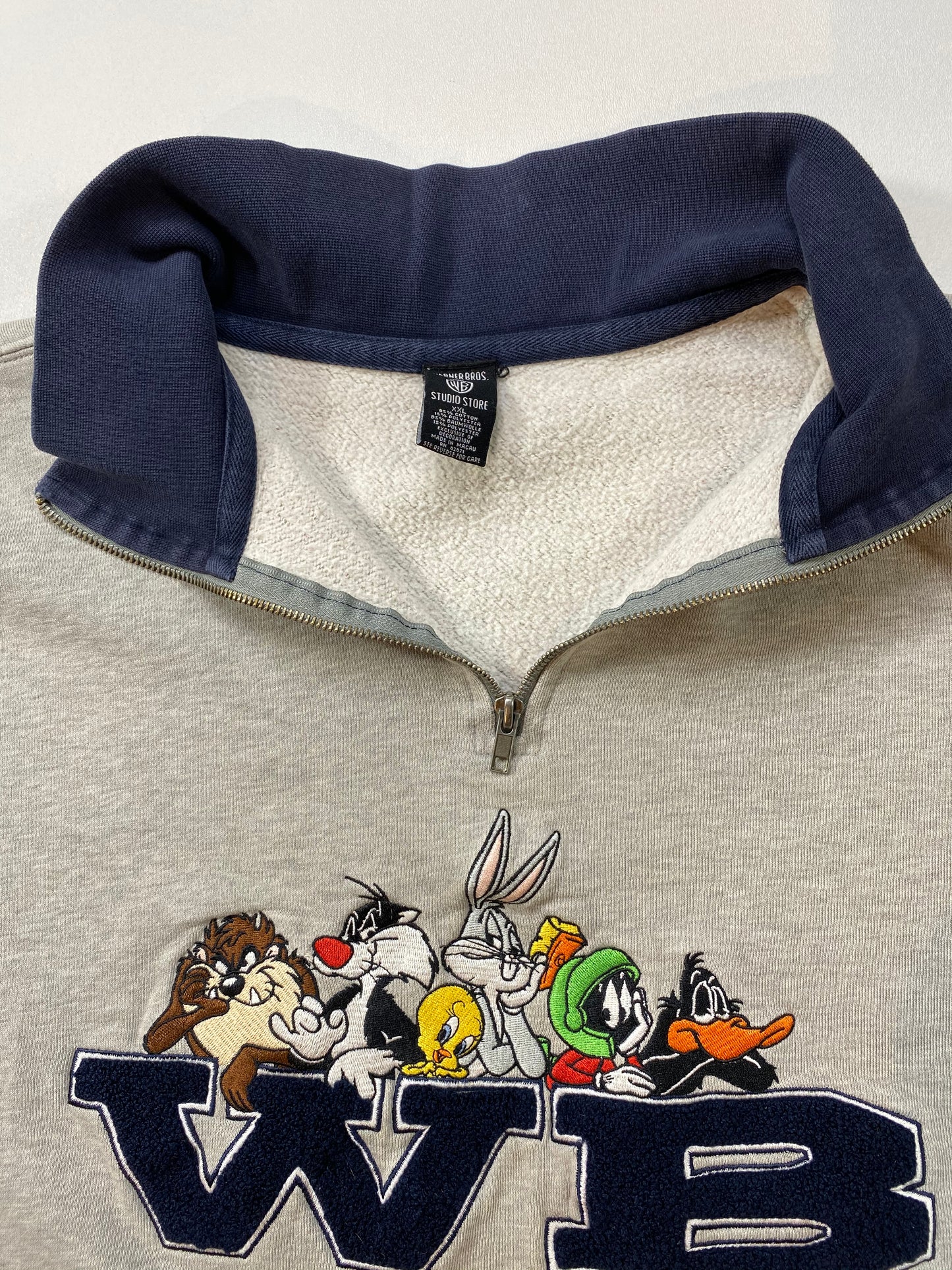 00' WARNER BROS. LOONEY TUNES Size XXL Vintage Sweat-shirt / 6403