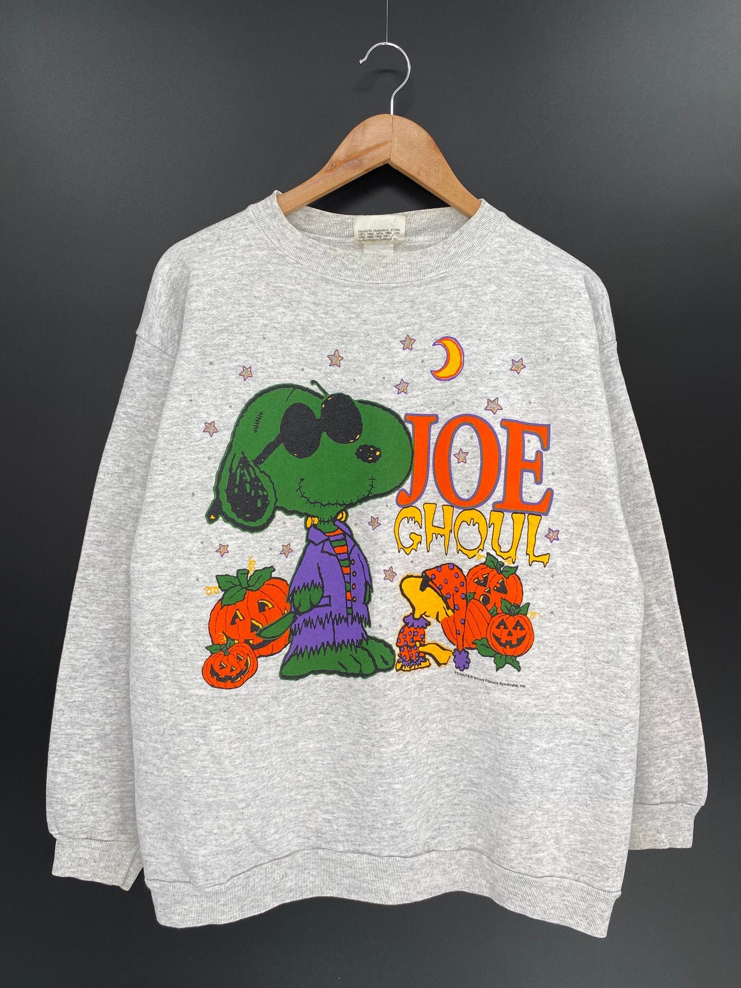 90’s SNOOPY JOE GHOUL Made in USA Size XL Vintage Sweat-shirt / 8201