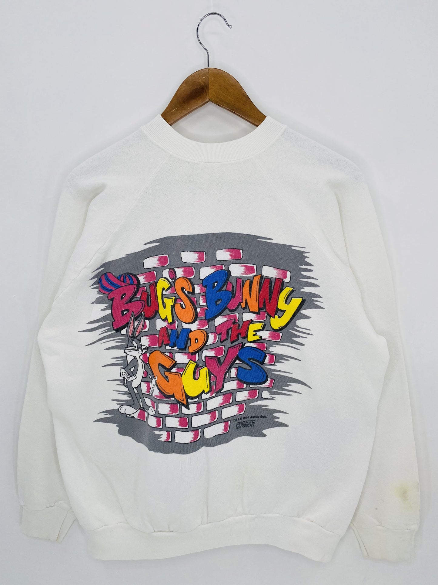 1994 WARNER BROS. LOONEY TUNES Size No Tag (Approx. L) Vintage Sweat-shirt/ K5741