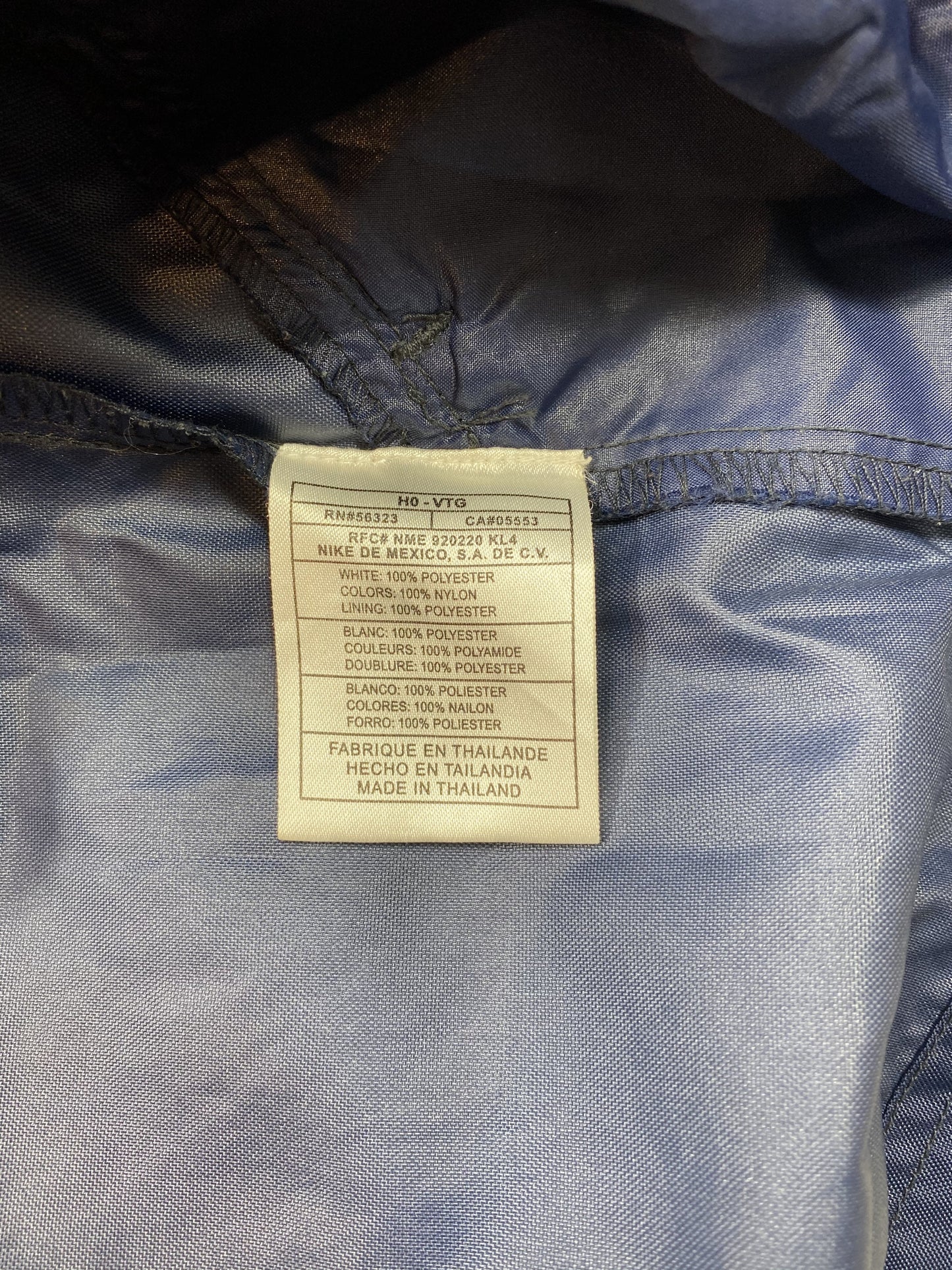 00' NIKE Half Zipper Size XXL Vintage Nylon Jacket / K5025